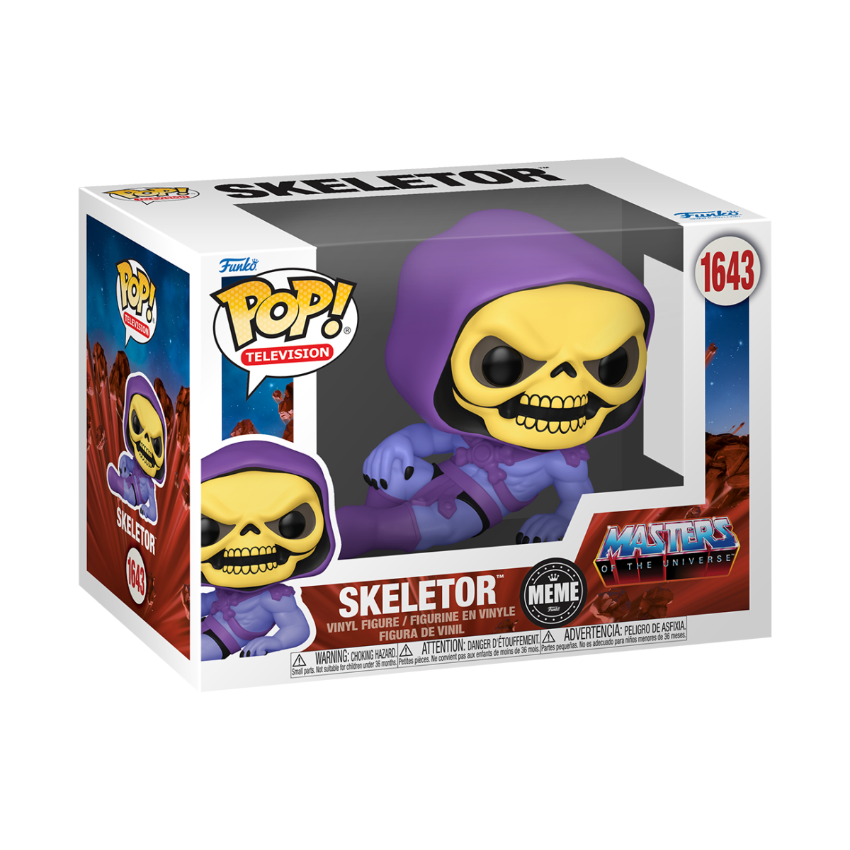 Pop! Skeletor (Skeletor Facts Meme) - Figurine Pop! Masters of the Universe - vue 2