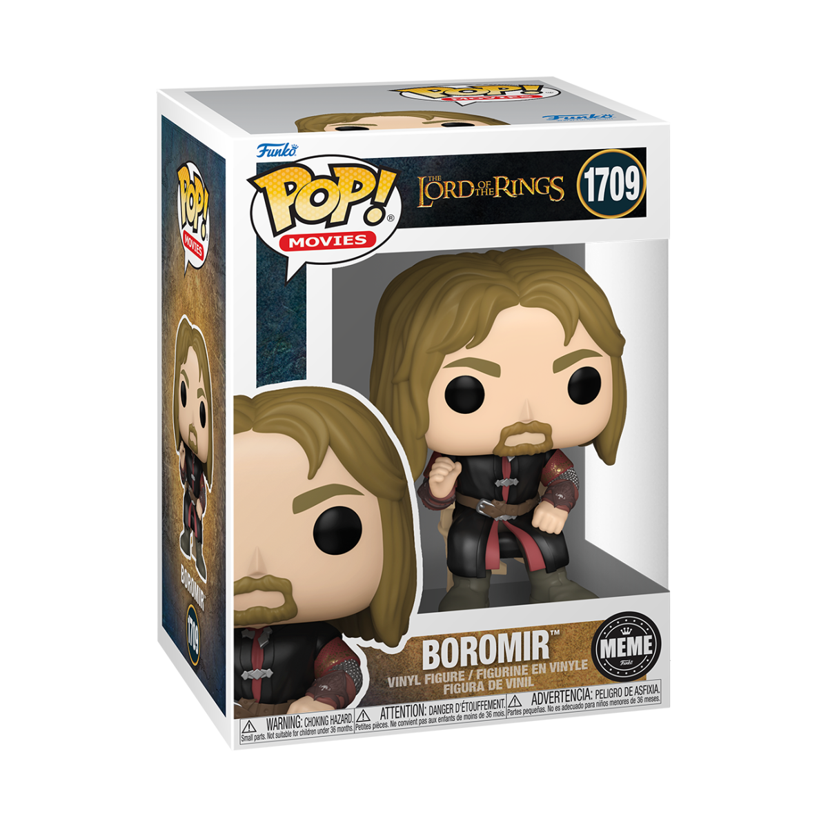 Pop! Boromir (One Does Not Simply Meme) - Figurine Pop! The Lord of the Rings - vue 2