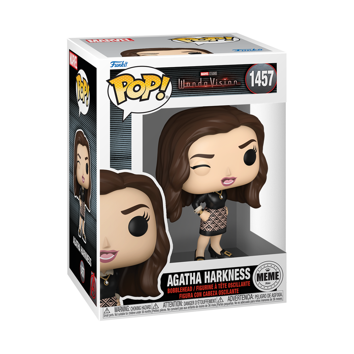 Pop! Agatha Harkness??? (Agatha Winking Meme) - Figurine Pop! Marvel - vue 2