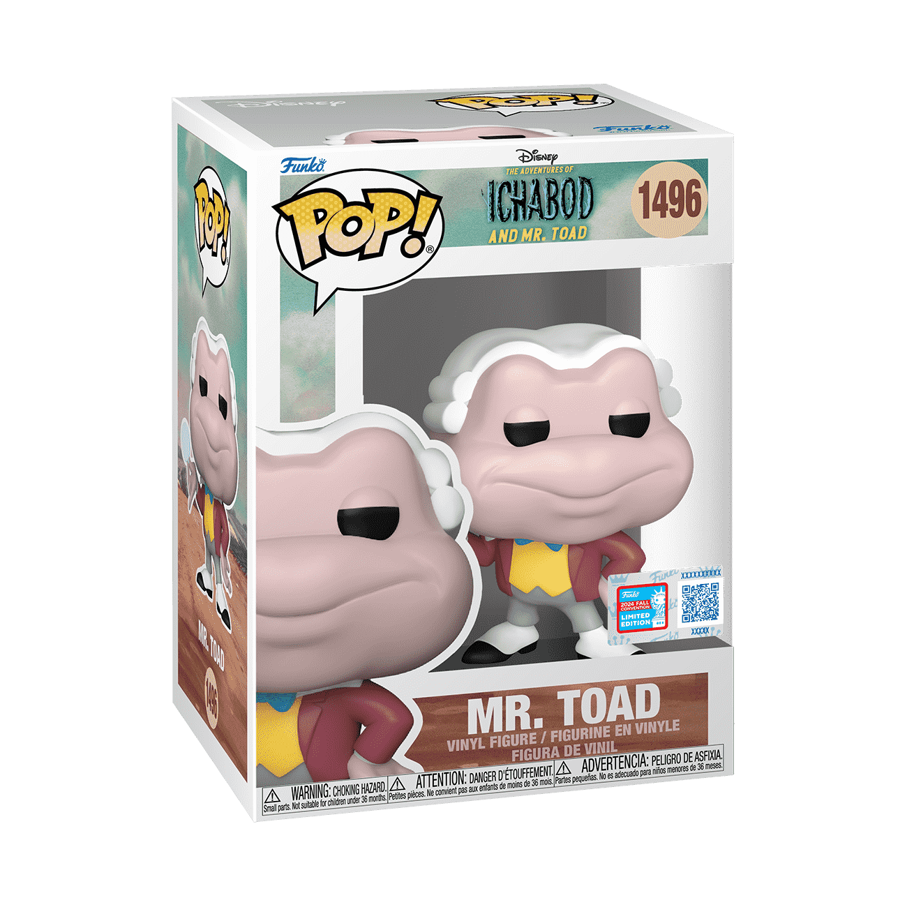 Pop! Mr. Toad with Monocle - Figurine Pop! Disney - vue 2