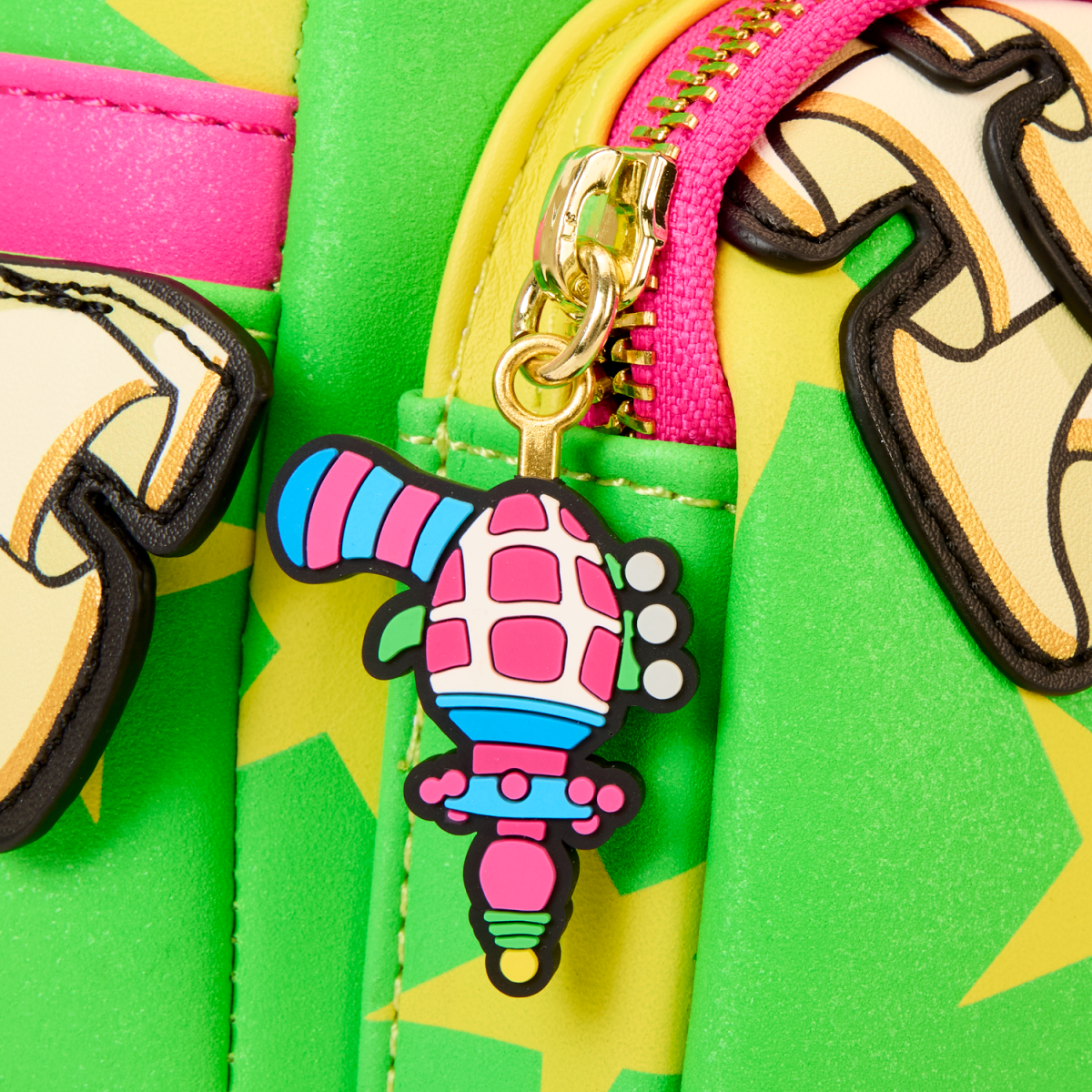 NYCC Limited Edition Killer Klowns Spikey Glitter Cosplay Glow Mini Backpack - Figurine Bags Killer Klowns from Outer Space - vue 6