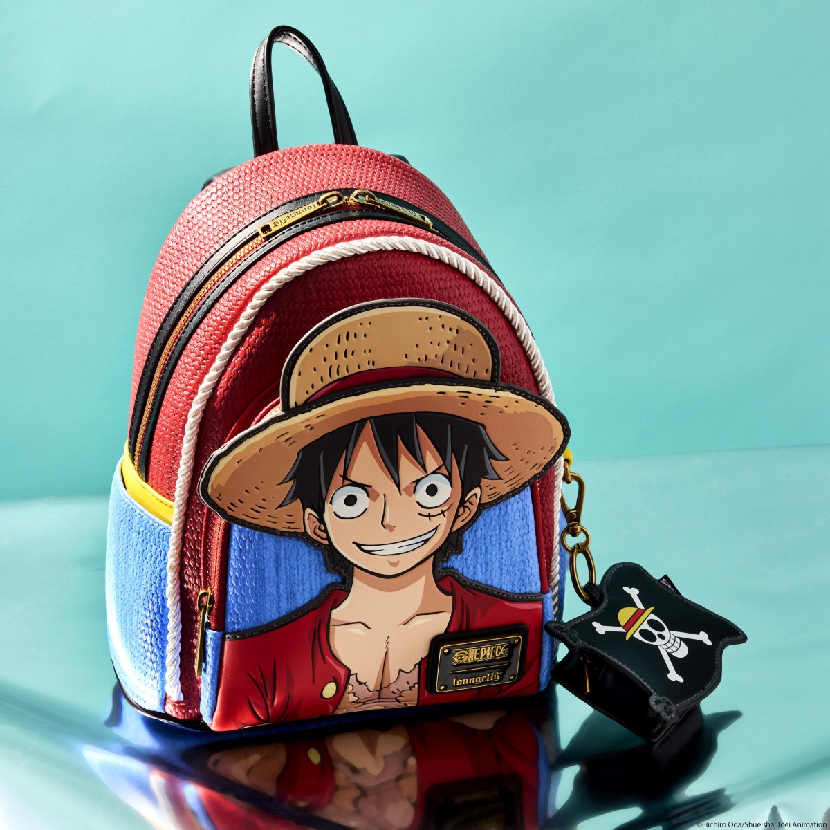 NYCC Limited Edition One Piece Luffy Cosplay Mini Backpack With Coin Bag - Figurine Bags One Piece - vue 2