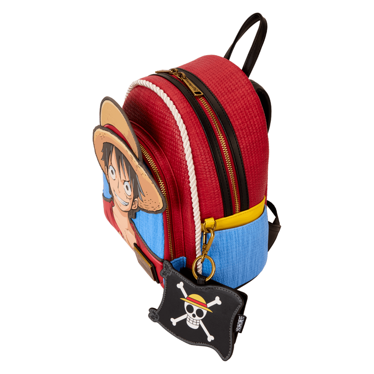 NYCC Limited Edition One Piece Luffy Cosplay Mini Backpack With Coin Bag - Figurine Bags One Piece - vue 4