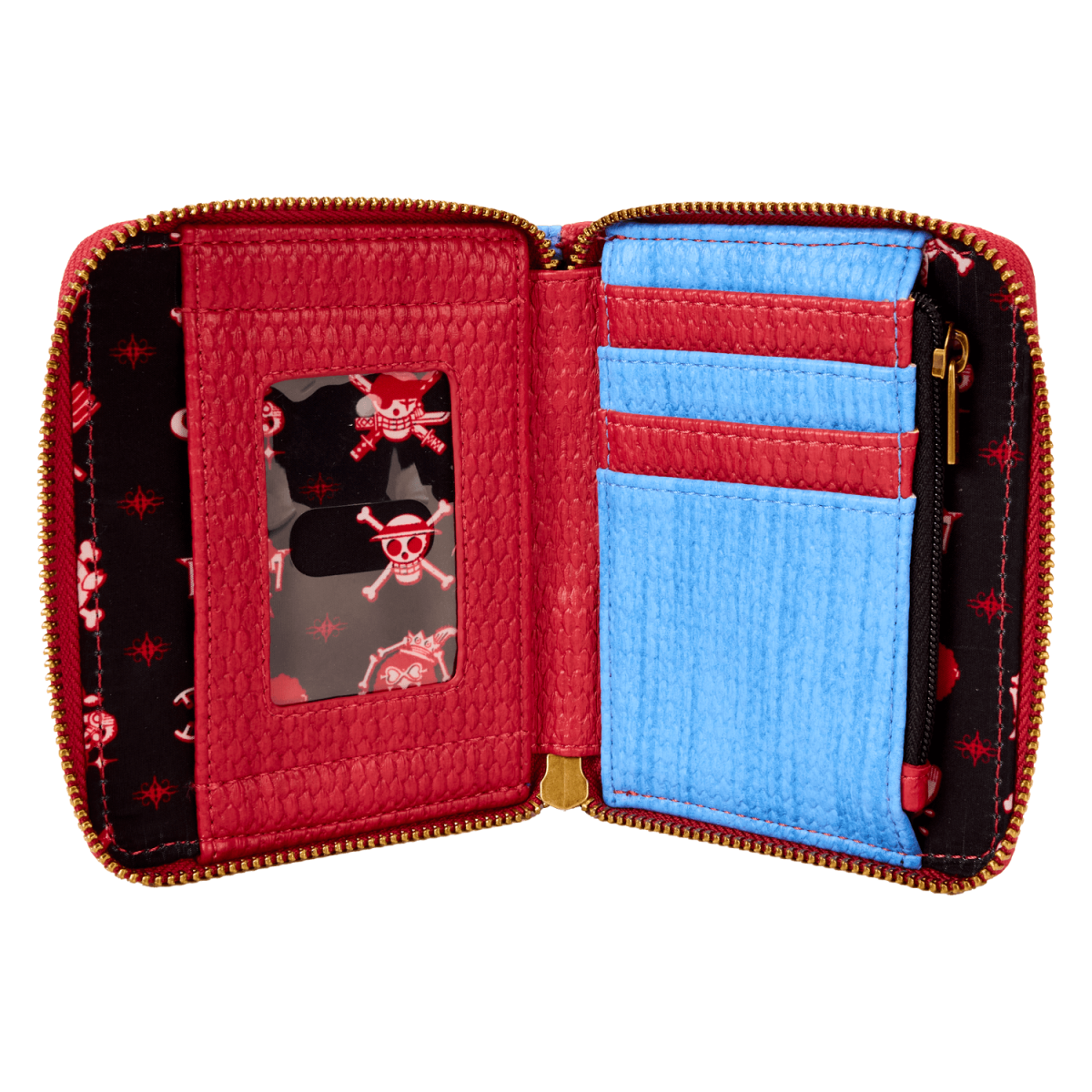 NYCC Limited Edition One Piece Luffy Jolly Roger Zip Around Wallet - Figurine Wallets One Piece - vue 5