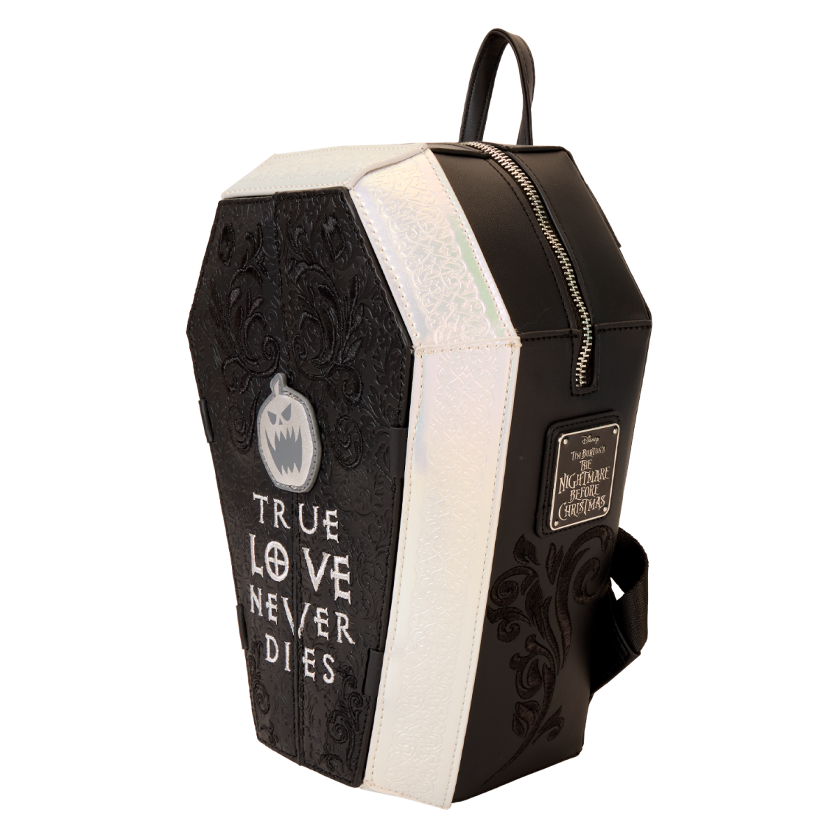 NYCC Limited Edition The Nightmare Before Christmas Jack & Sally Figural Coffin Mini Backpack - Figurine Bags Disney - vue 6