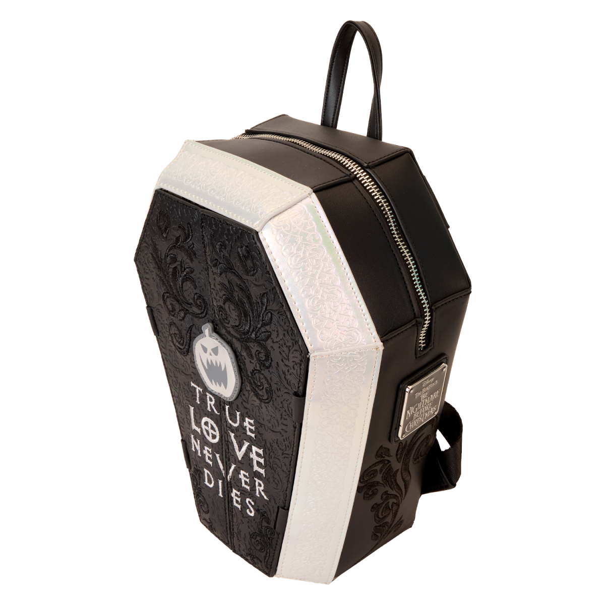 NYCC Limited Edition The Nightmare Before Christmas Jack & Sally Figural Coffin Mini Backpack - Figurine Bags Disney - vue 7