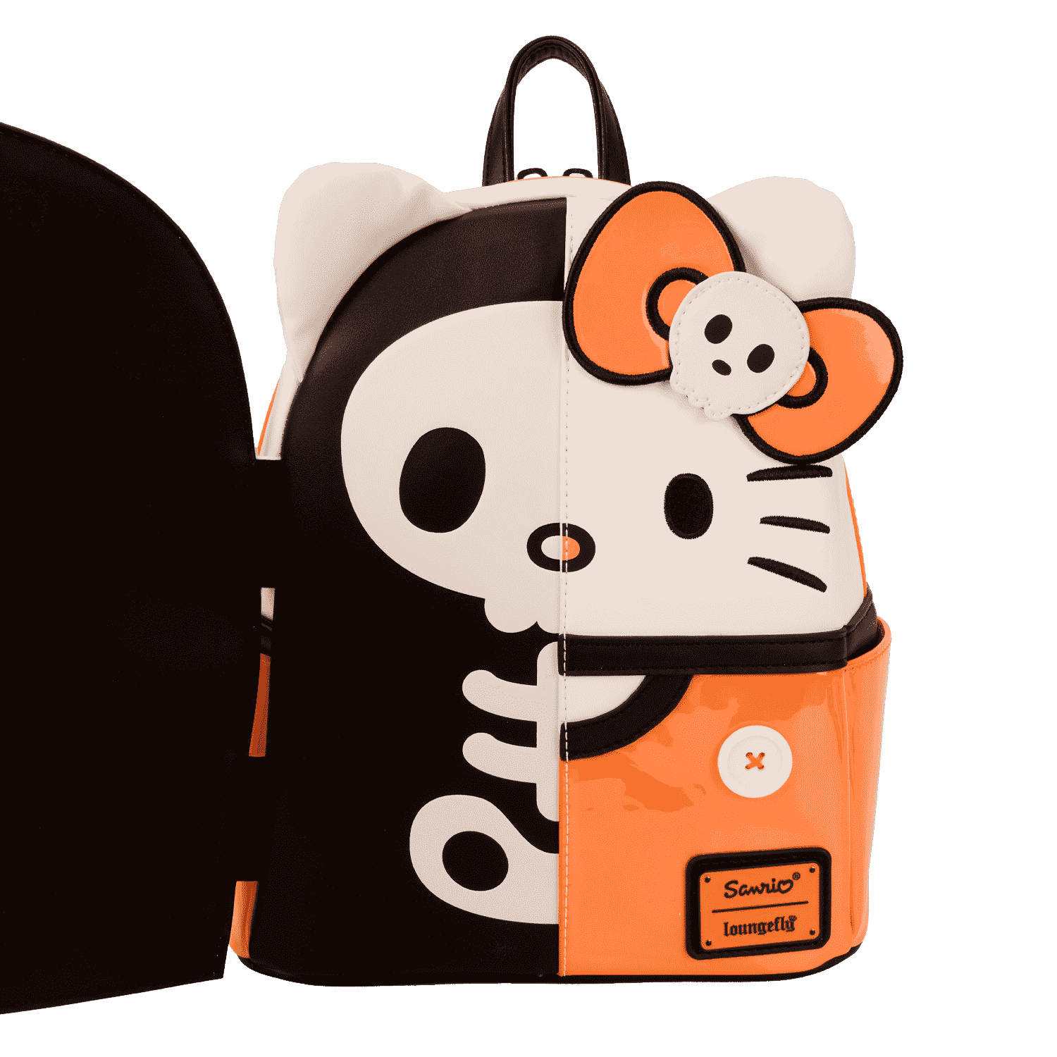 NYCC Limited Edition Sanrio Hello Kitty Skeleton Costume Glow Mini Backpack - Figurine Bags Sanrio - vue 4