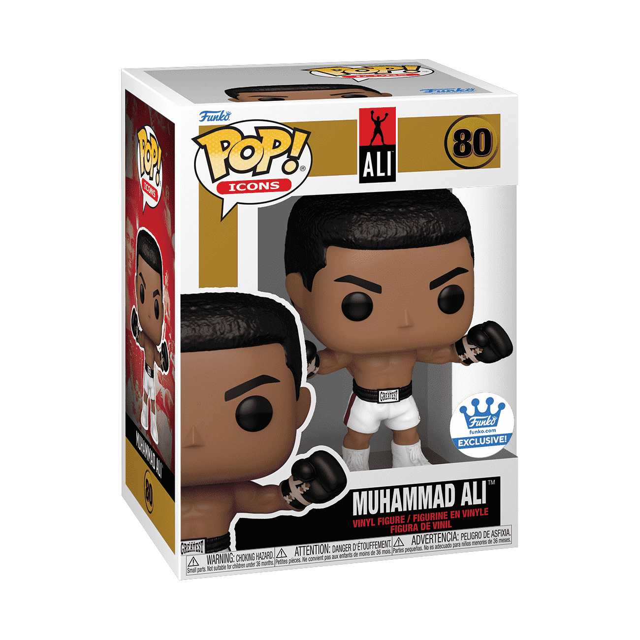 Pop! Muhammad Ali (Arms Raised) - Figurine Pop! Muhammad Ali - vue 3