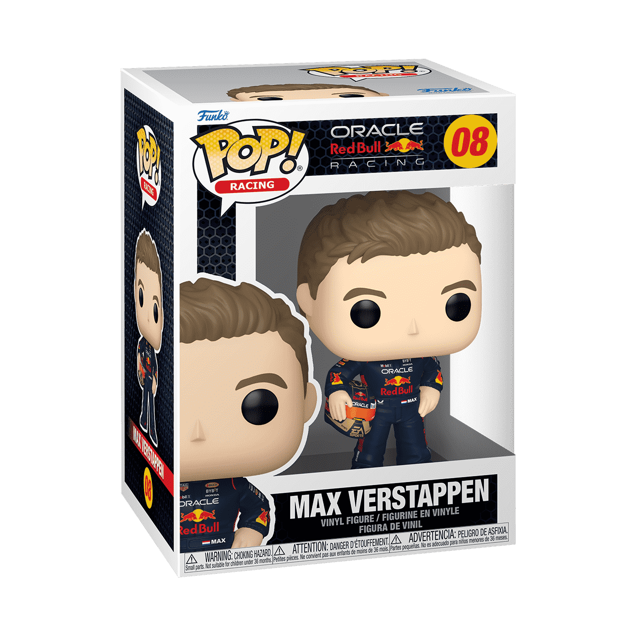 Pop! Max Verstappen with Helmet - Figurine Pop! Oracle Red Bull Racing - vue 2