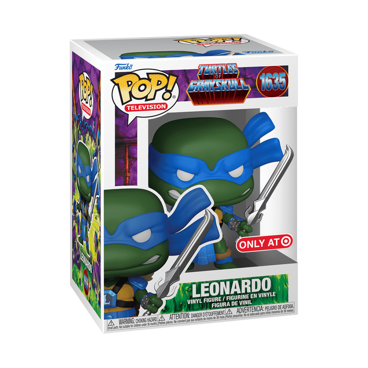 Pop! Leonardo (Turtles of Grayskull) - Figurine Pop! Teenage Mutant Ninja Turtles - vue 2