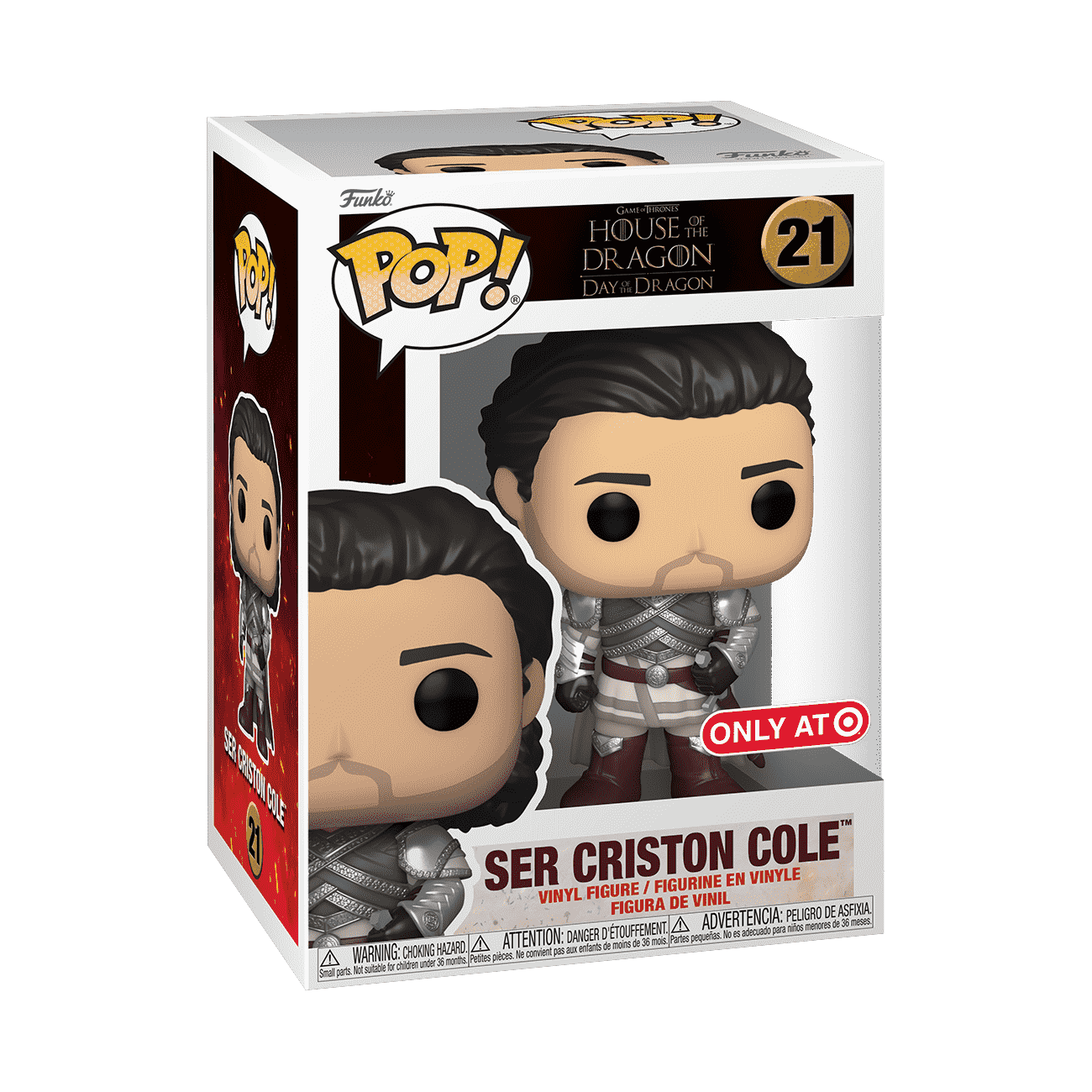 Pop! Ser Criston Cole Holding Sword - Figurine Pop! House of the Dragon - vue 2