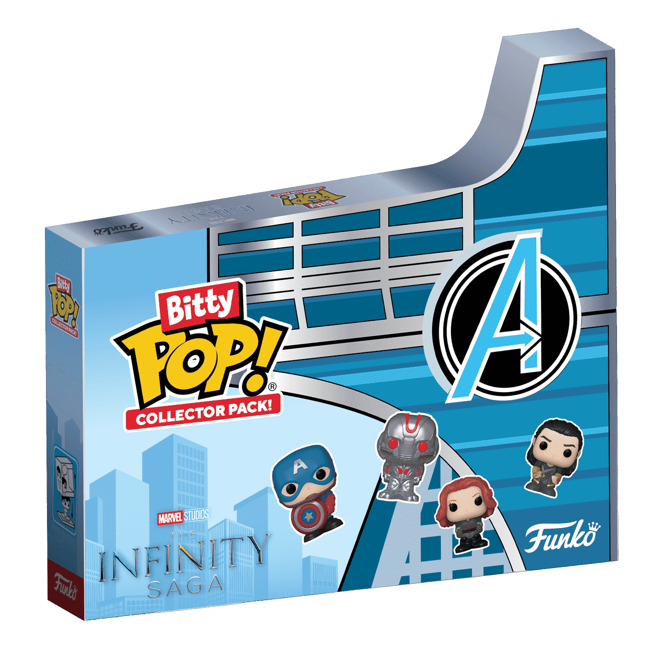 Bitty Pop! Collector Pack Avengers The Infinity Saga 12-Pack - Figurine Bitty Pop! Marvel - vue 3