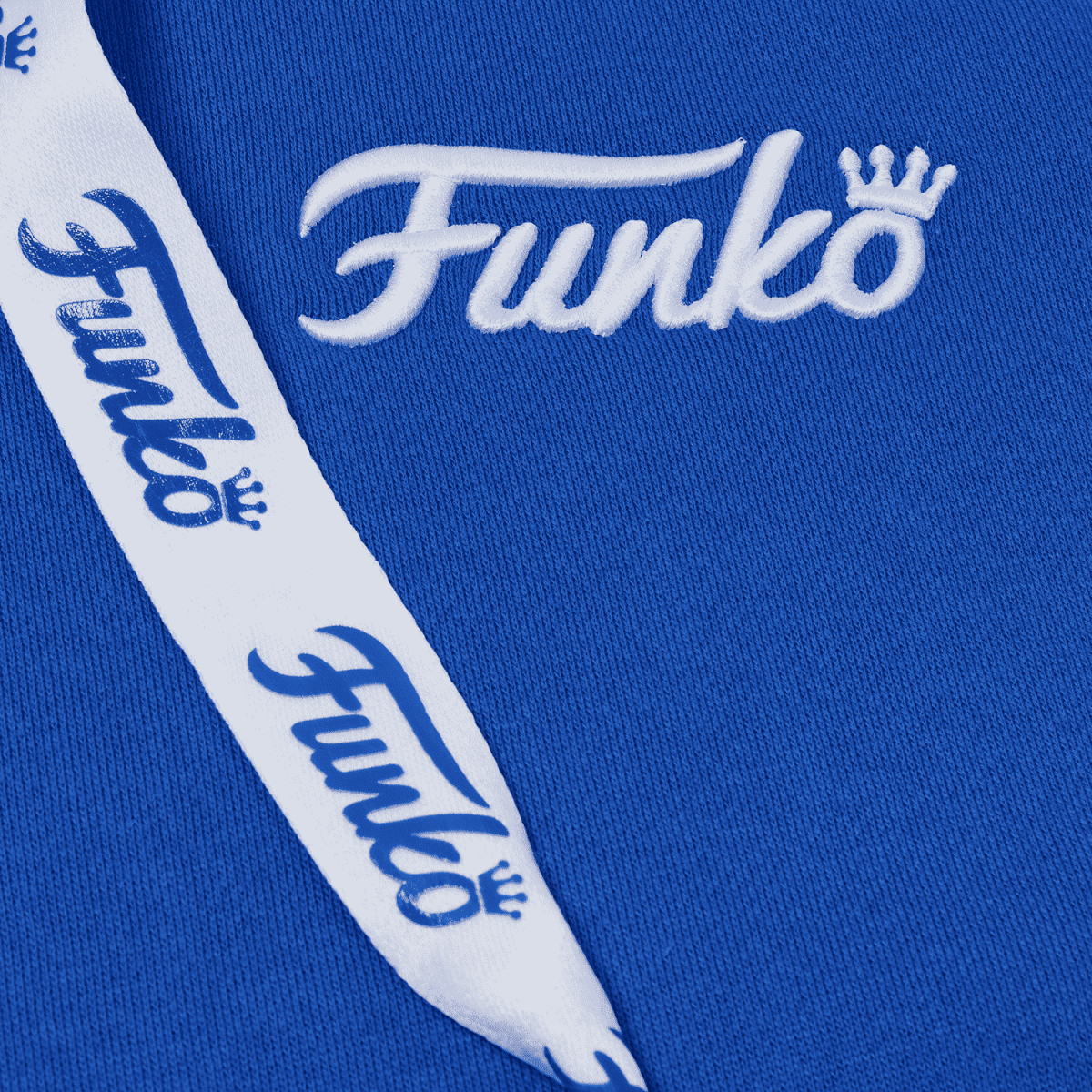 Funko Logo Blue Hoodie - Figurine Apparel Funko - vue 3