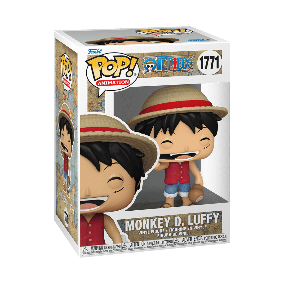 Pop! Monkey D. Luffy with Meat - Figurine Pop! One Piece - vue 2