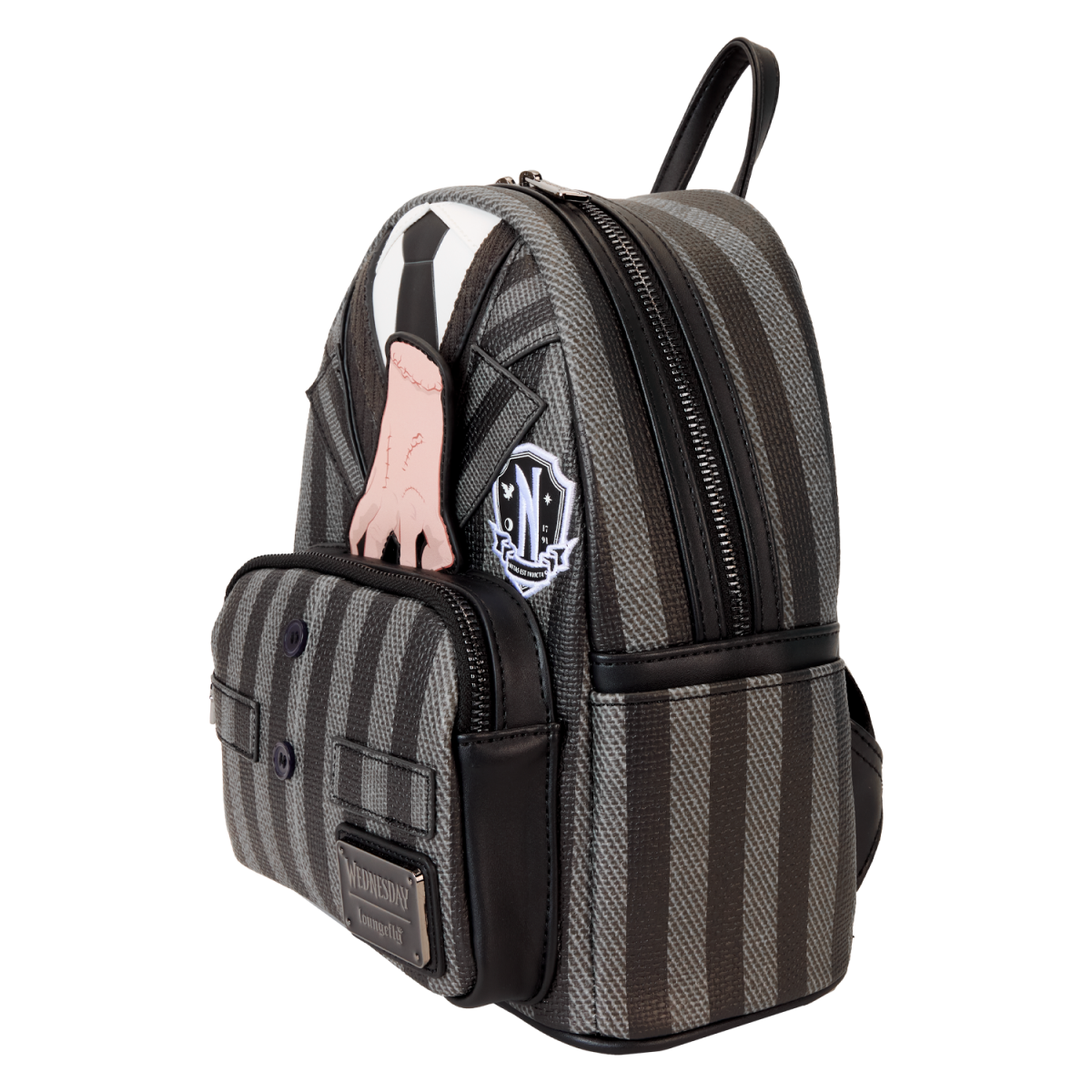 Limited Edition Wednesday Nevermore Academy Uniform Cosplay Mini Backpack - Figurine Bags The Addams Family - vue 5