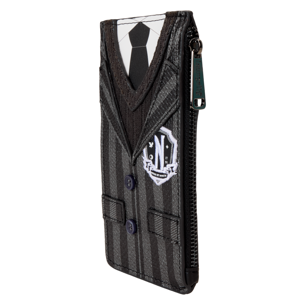 Wednesday Exclusive Nevermore Academy Uniform Cosplay Large Card Holder - Figurine Wallets The Addams Family - vue 4