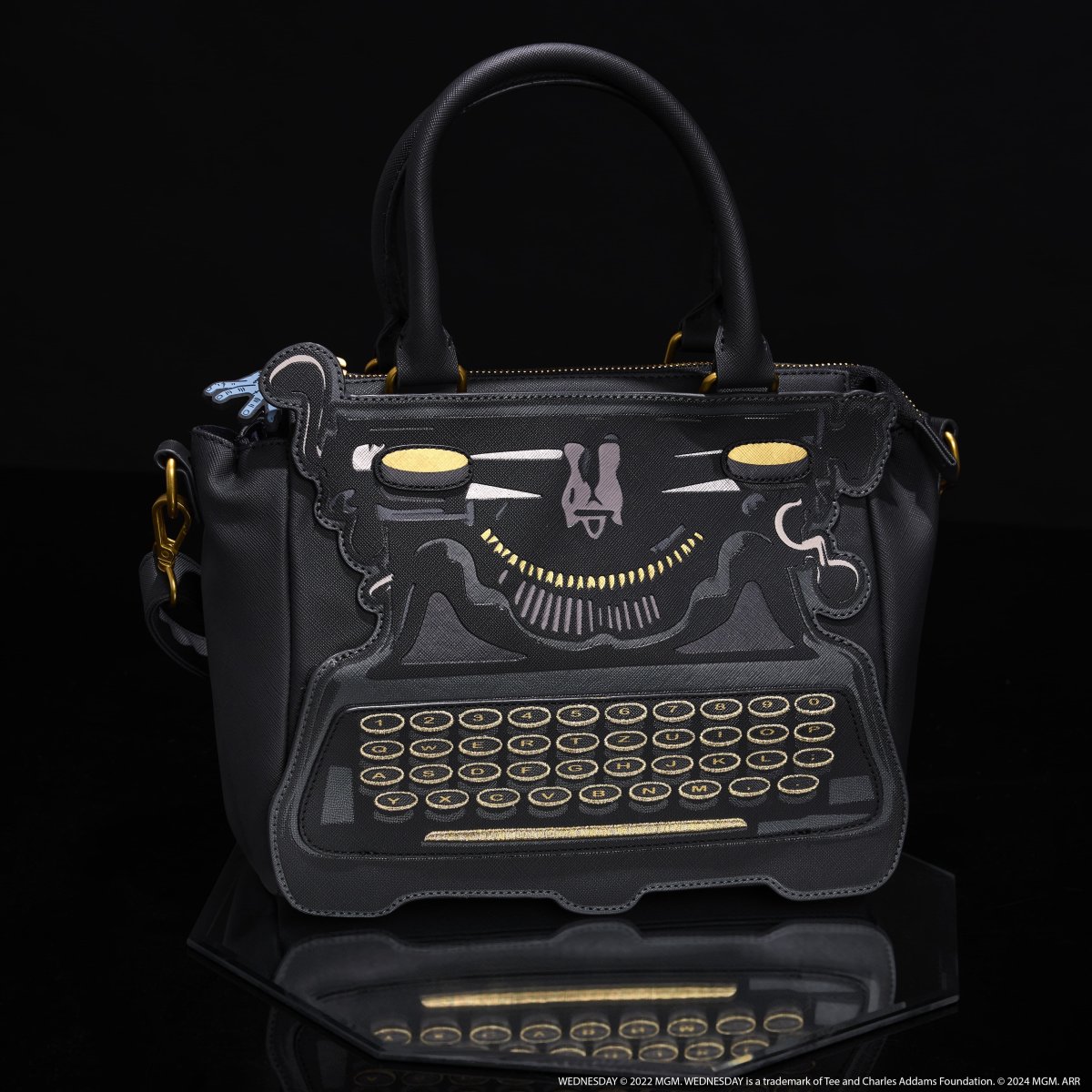Wednesday Typewriter Crossbody Bag - Figurine Bags The Addams Family - vue 2