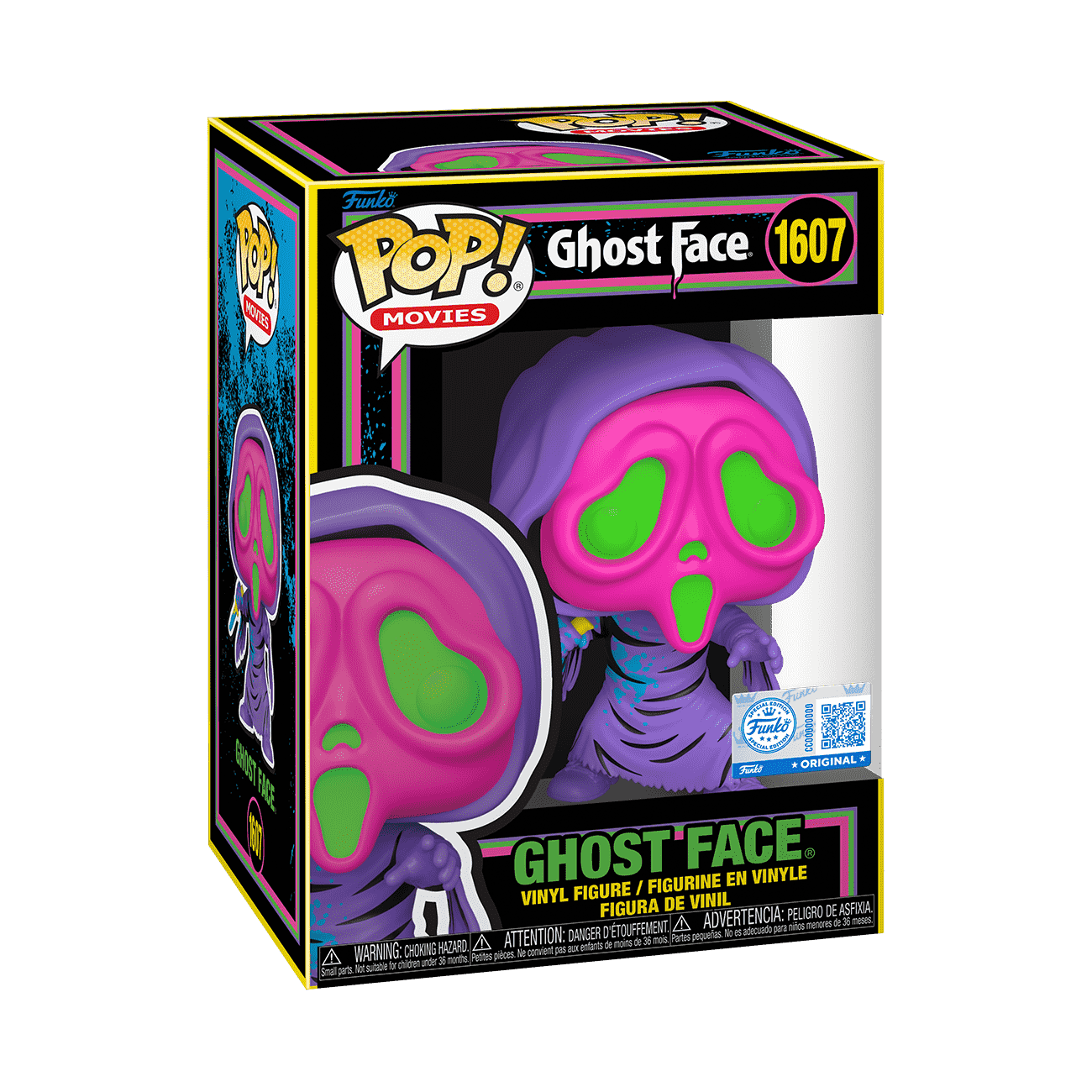 Pop! Ghost Face (Black Light) - Figurine Pop! Scream - vue 2