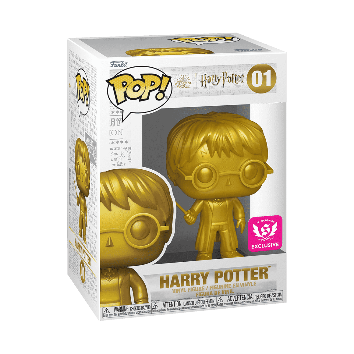 Pop! Harry Potter (Gold) - Figurine Pop! Harry Potter - vue 2