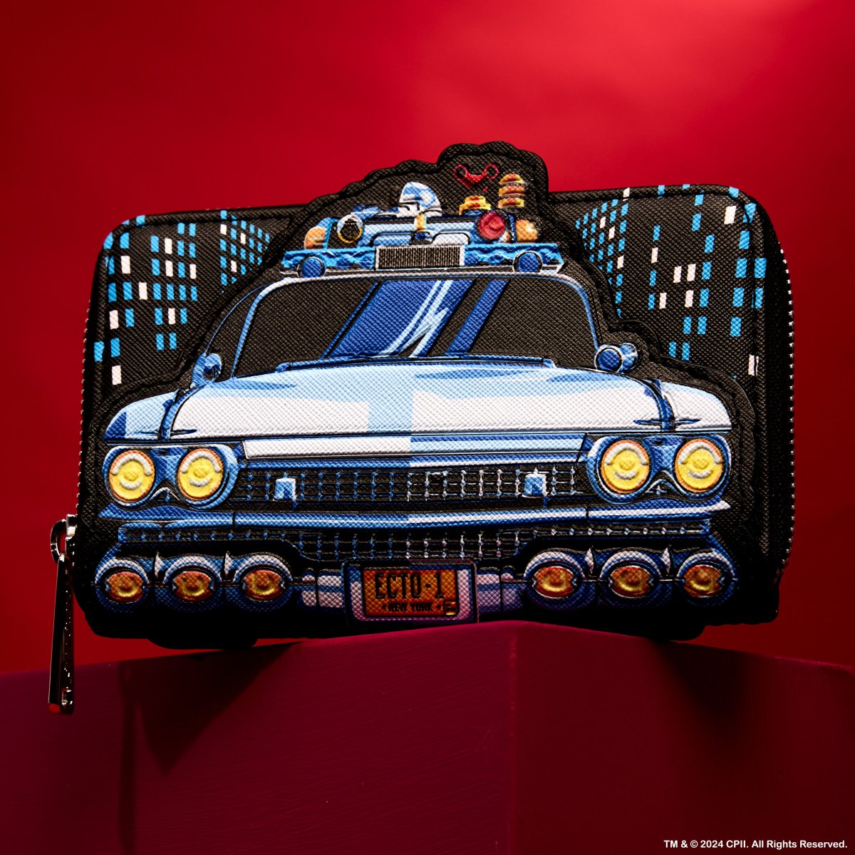 Ghostbusters Ecto-1 Glow Zip Around Wallet - Figurine Wallets Ghostbusters - vue 2