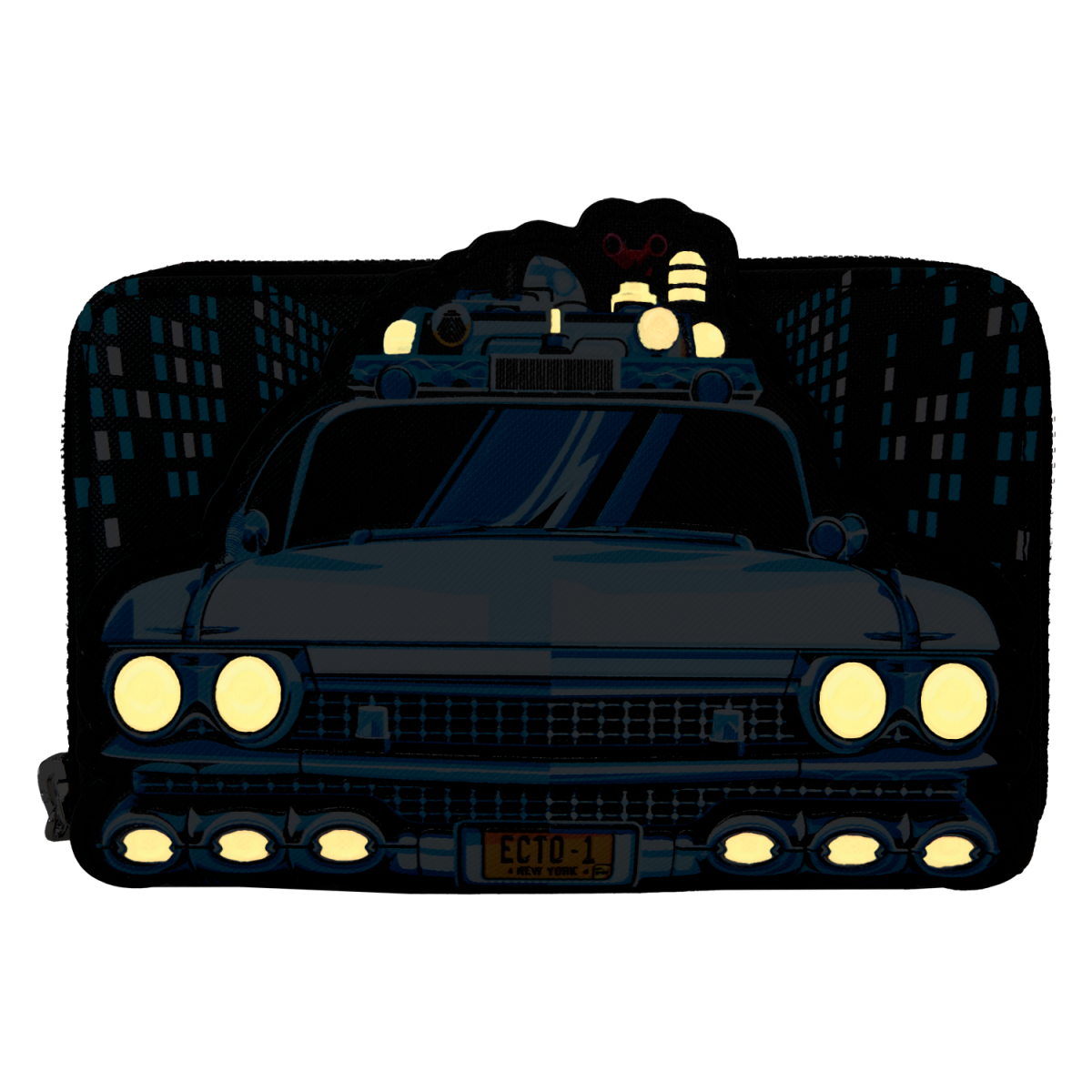 Ghostbusters Ecto-1 Glow Zip Around Wallet - Figurine Wallets Ghostbusters - vue 4