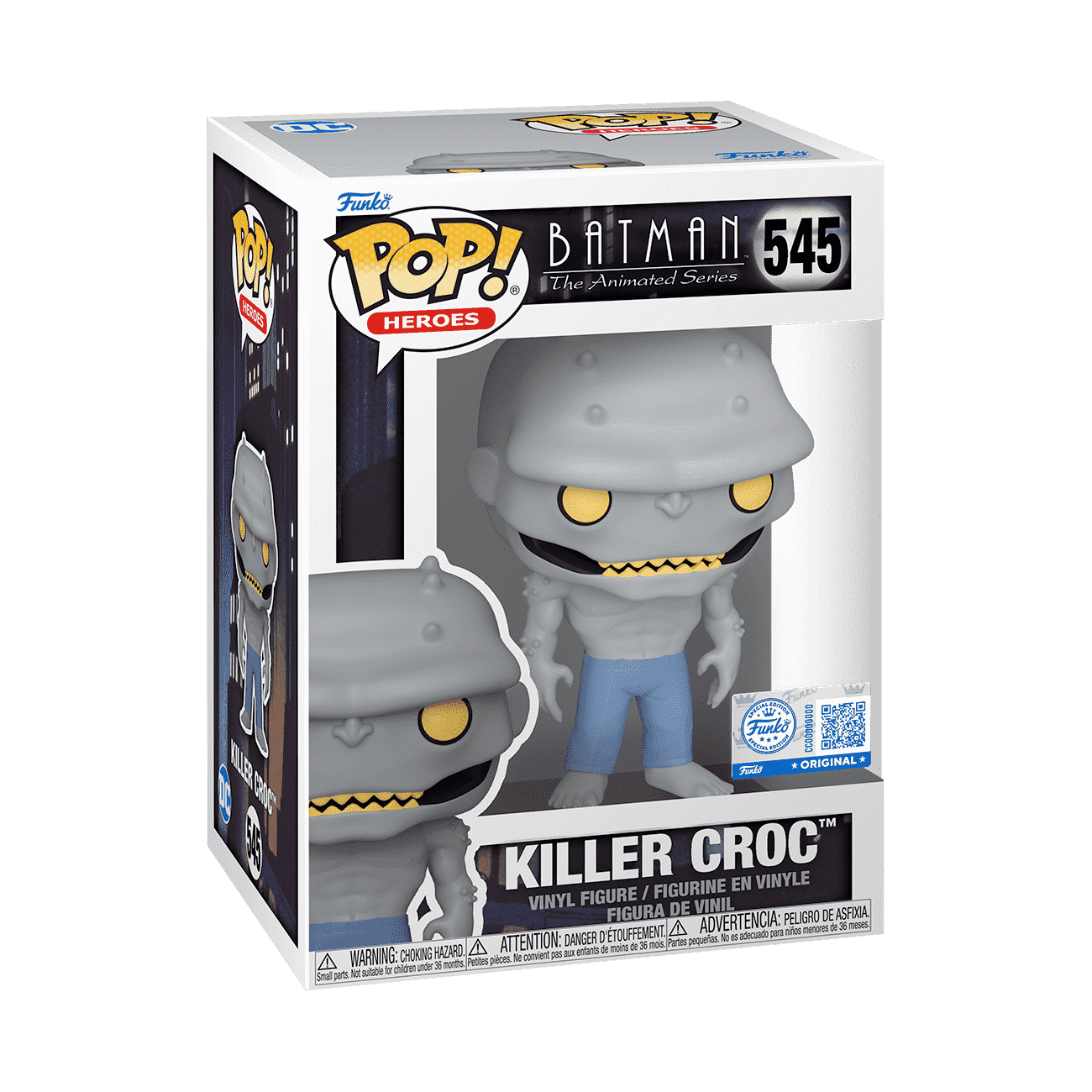 Pop! Killer Croc (Batman: The Animated Series) - Figurine Pop! DC Comics - vue 2