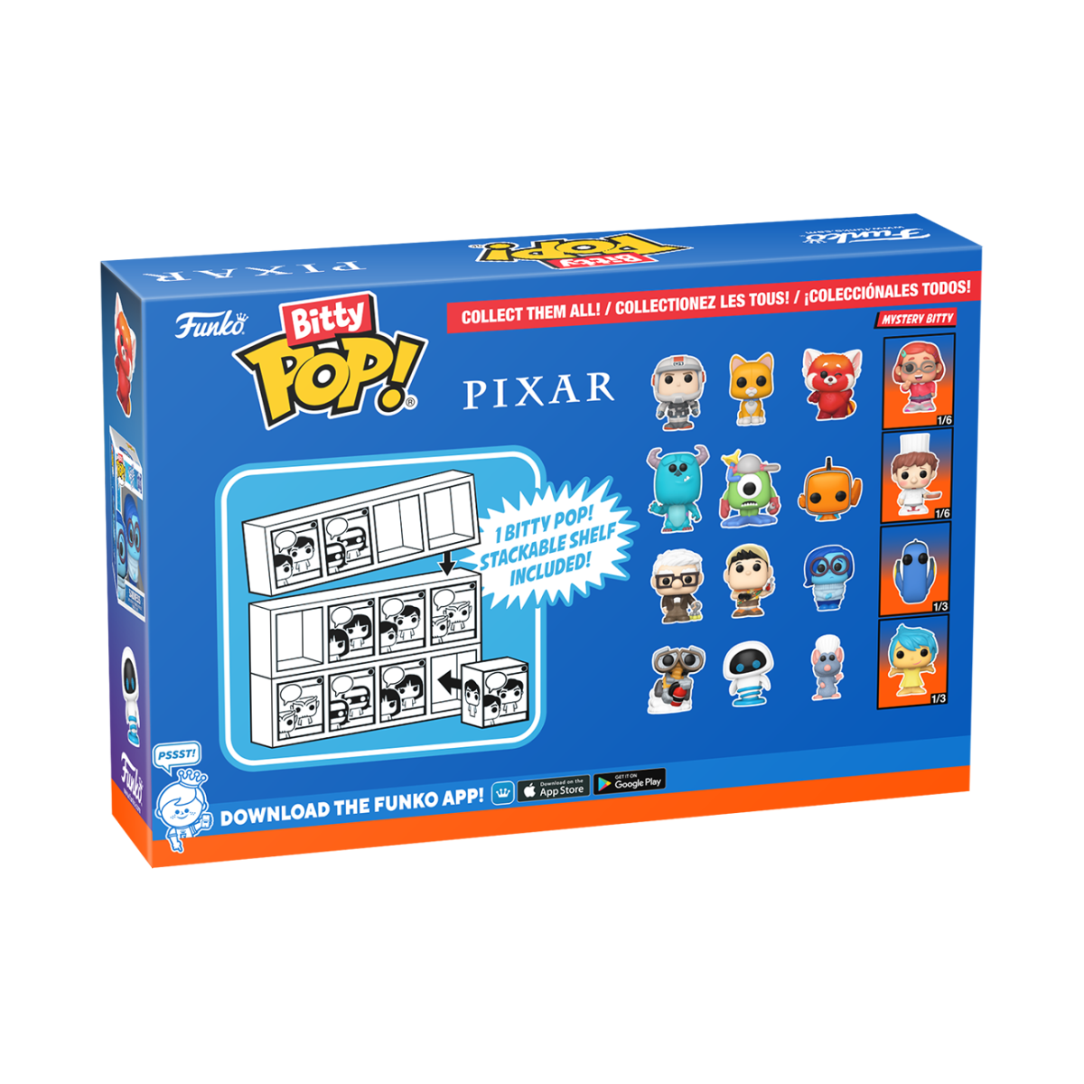 Bitty Pop! Pixar 4-Pack Series 2 - Figurine Bitty Pop! Pixar - vue 3