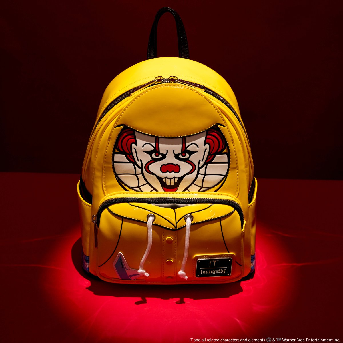It Pennywise Raincoat Cosplay Glow Mini Backpack - Figurine Bags IT - vue 2