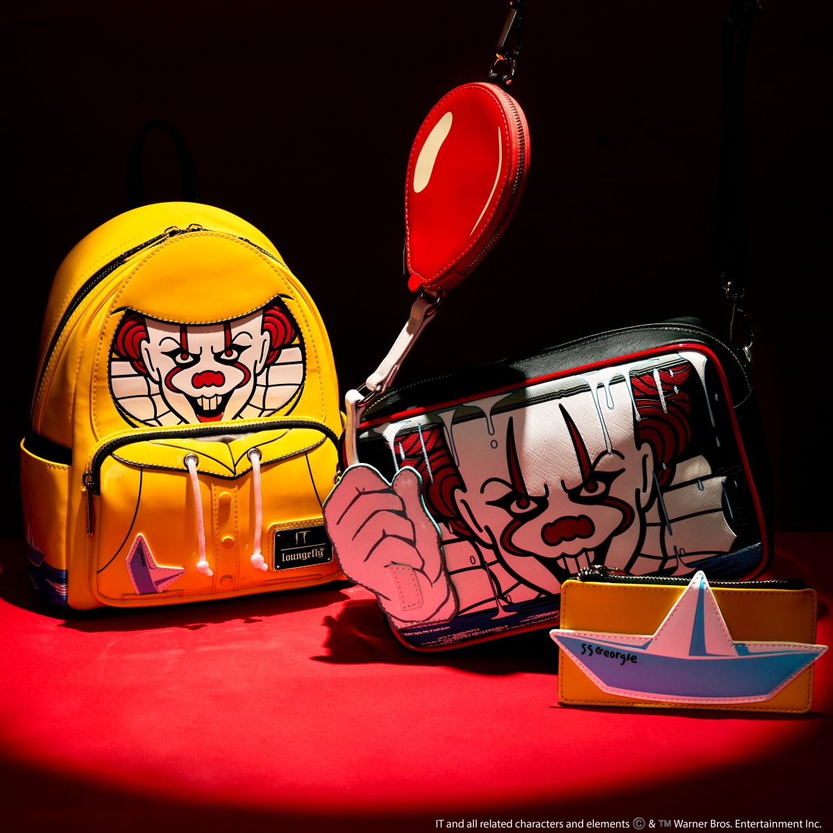 It Pennywise Balloon Glow Crossbody Bag With Coin Bag - Figurine Bags IT - vue 3