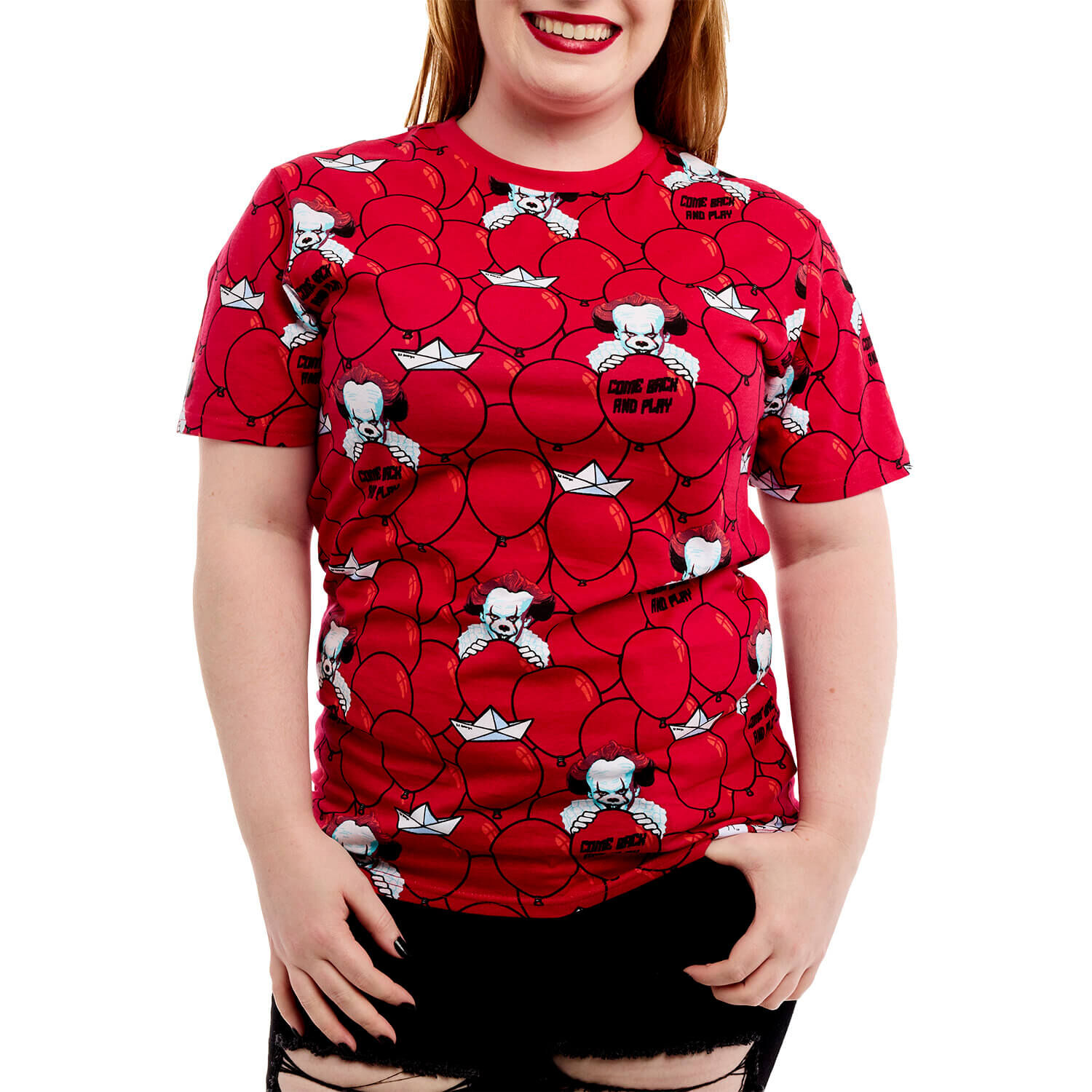 It Pennywise Red Balloon Unisex Tee - Figurine Apparel