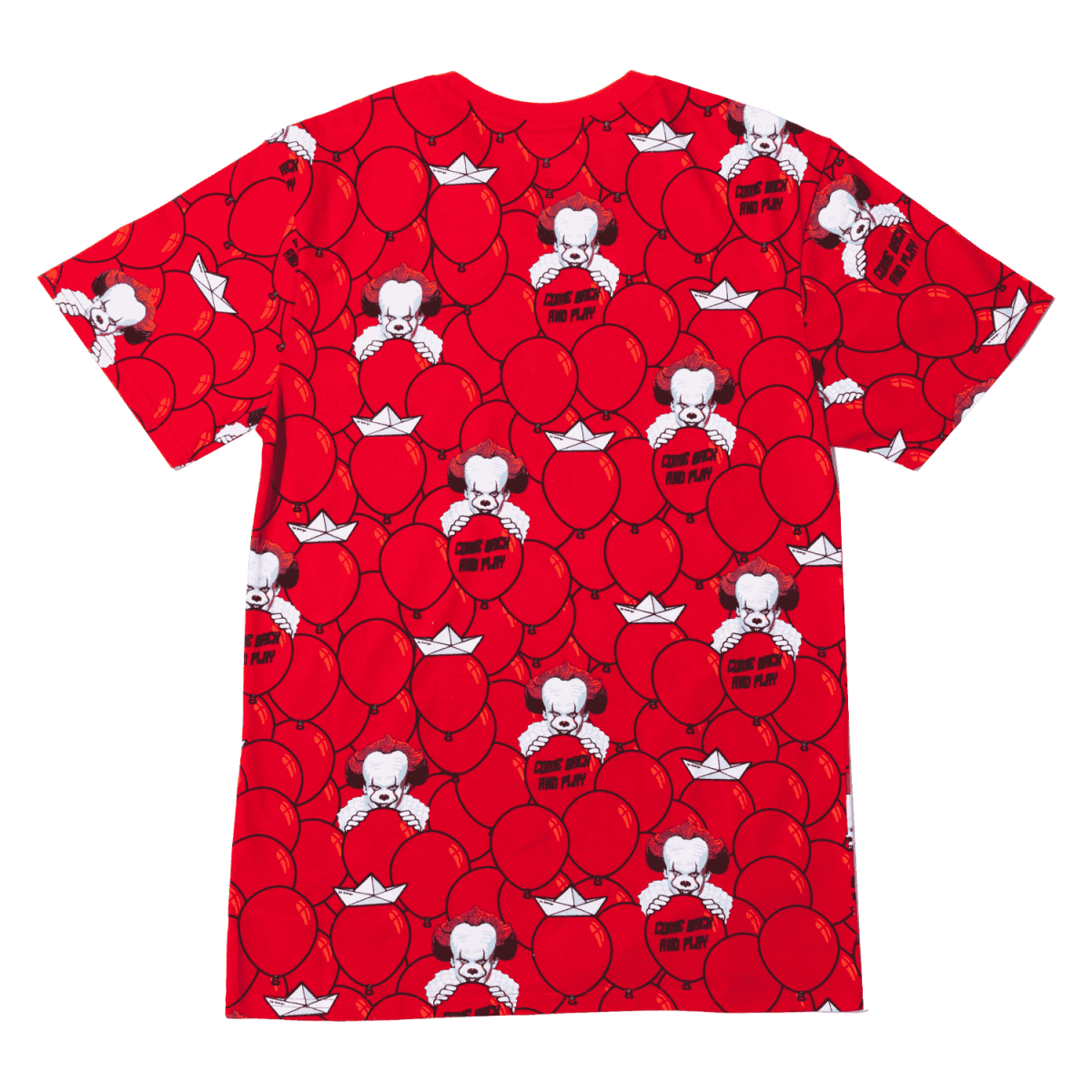 It Pennywise Red Balloon Unisex Tee - Figurine Apparel IT - vue 4