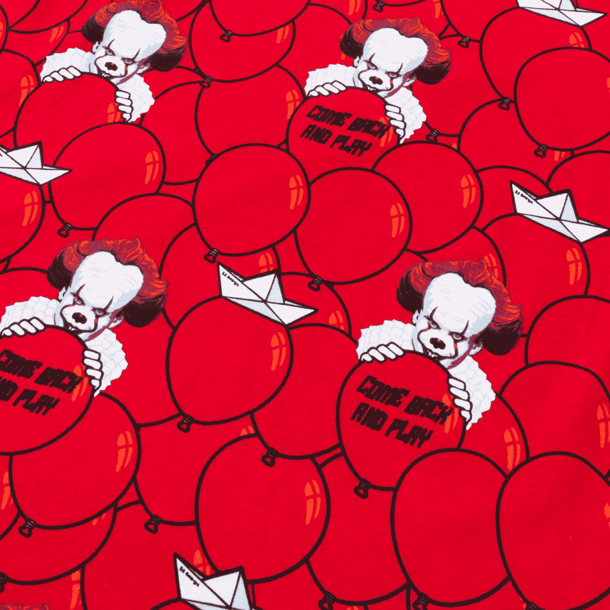 It Pennywise Red Balloon Unisex Tee - Figurine Apparel IT - vue 6