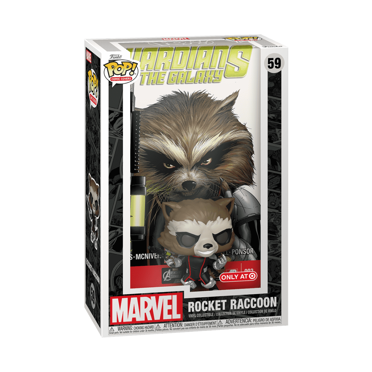 Pop! Comic Covers Rocket Raccoon #3 - Figurine Pop! Marvel - vue 2