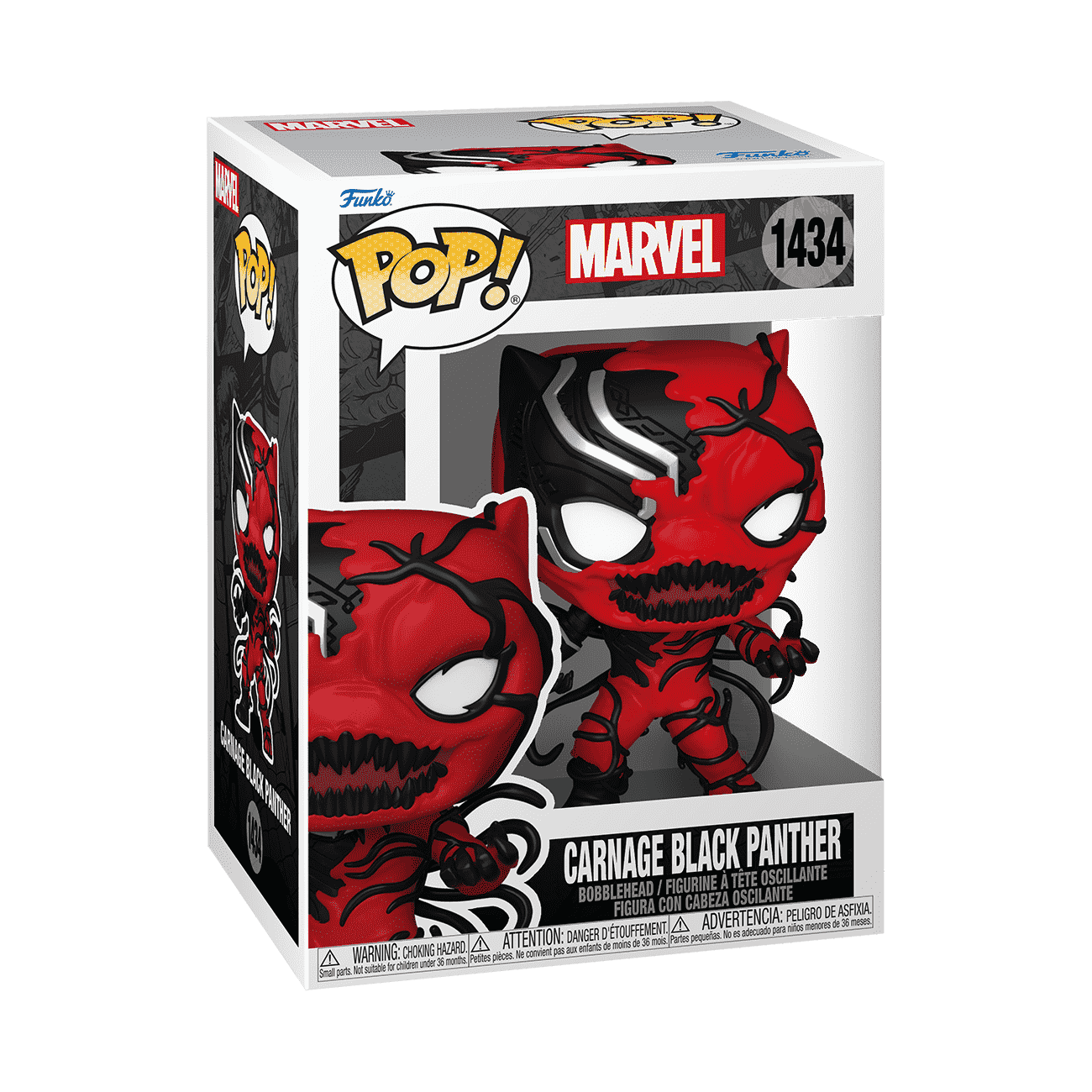 Pop! Carnage Black Panther - Figurine Pop! Marvel - vue 2