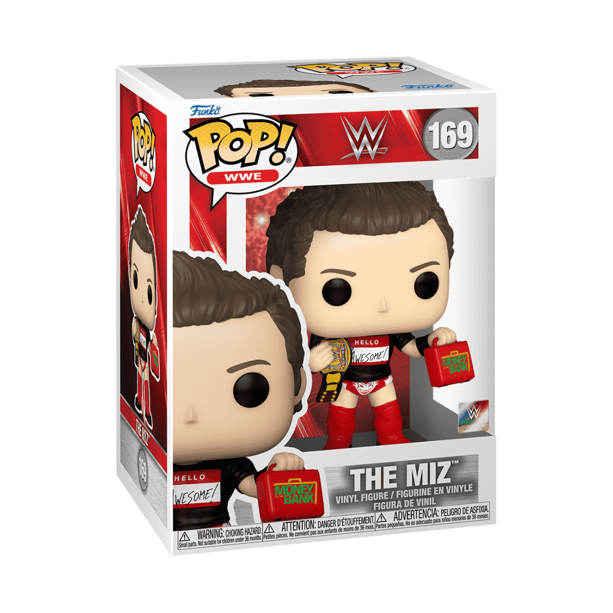 Pop! The Miz with Money in the Bank Briefcase - Figurine Pop! WWE - vue 2