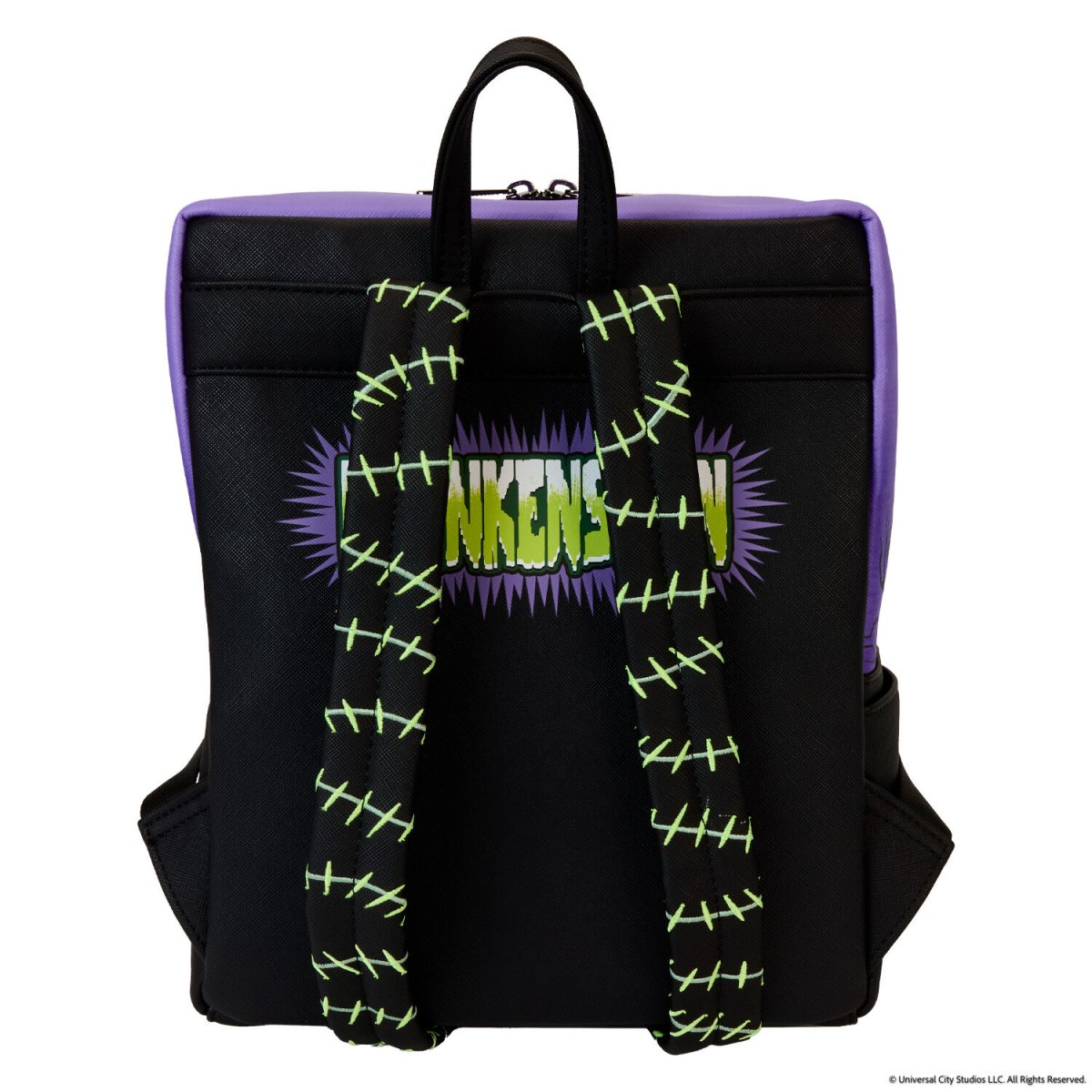 Universal Monsters Frankenstein Mask Glow Mini Backpack With Coin Bag - Figurine Bags Universal Monsters - vue 9