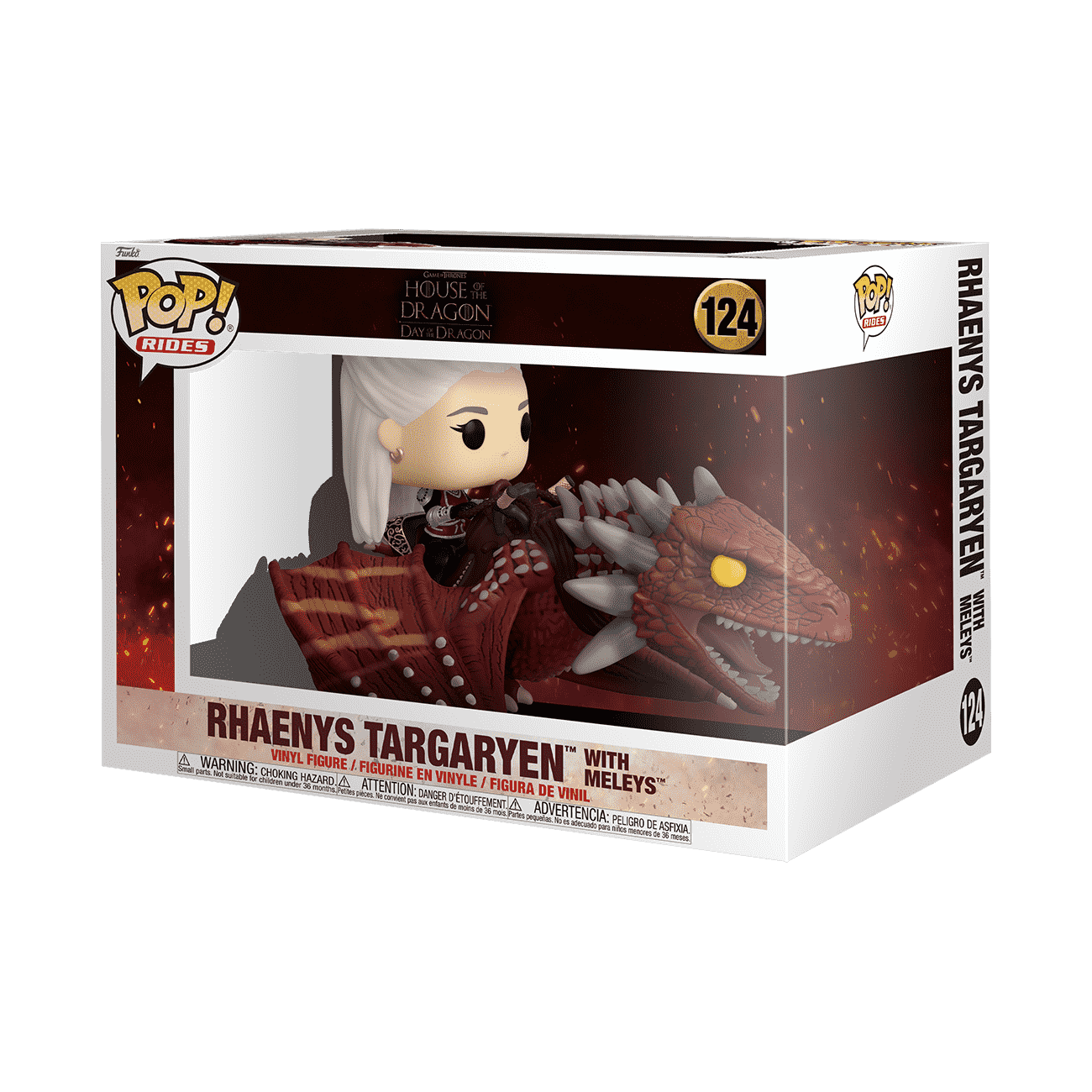 Pop! Rides Deluxe Rhaenys Targaryen with Meleys - Figurine Pop! House of the Dragon - vue 2