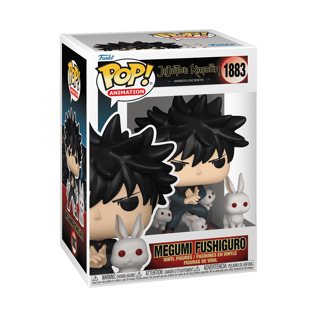 Pop! & Buddy Megumi Fushiguro with Rabbits - Figurine Pop! Jujutsu Kaisen - vue 2