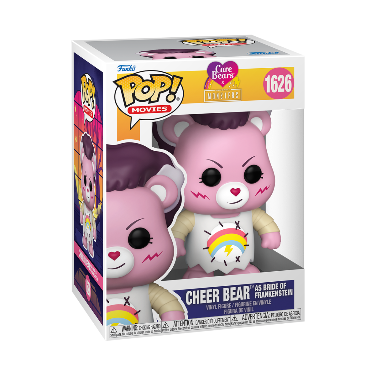Pop! Cheer Bear as Bride of Frankenstein - Figurine Pop! Care Bears - vue 2
