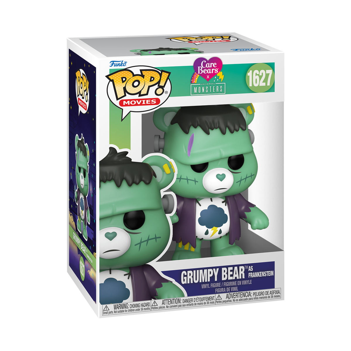 Pop! Grumpy Bear as Frankenstein - Figurine Pop! Care Bears - vue 2