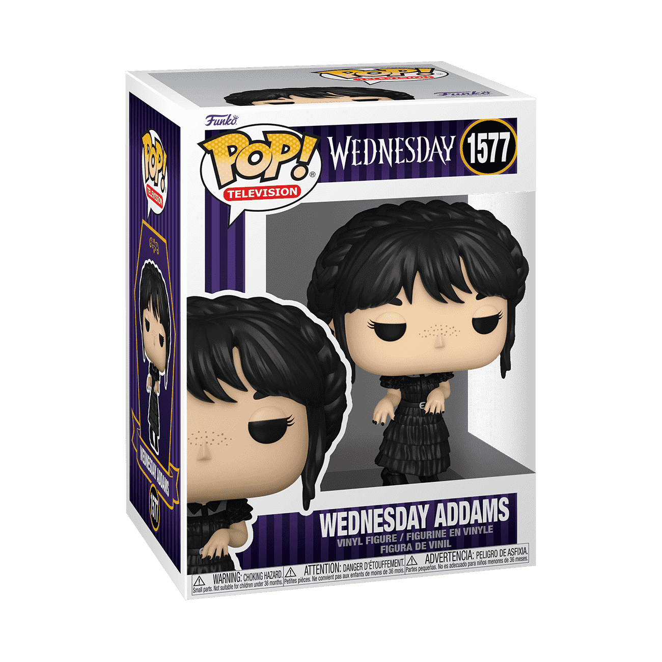 Pop! Wednesday Addams (Rave'N Dance) - Figurine Pop! The Addams Family - vue 2