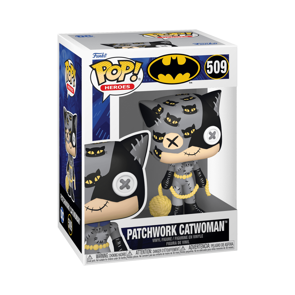 Pop! Patchwork Catwoman - Figurine Pop! DC Comics - vue 2