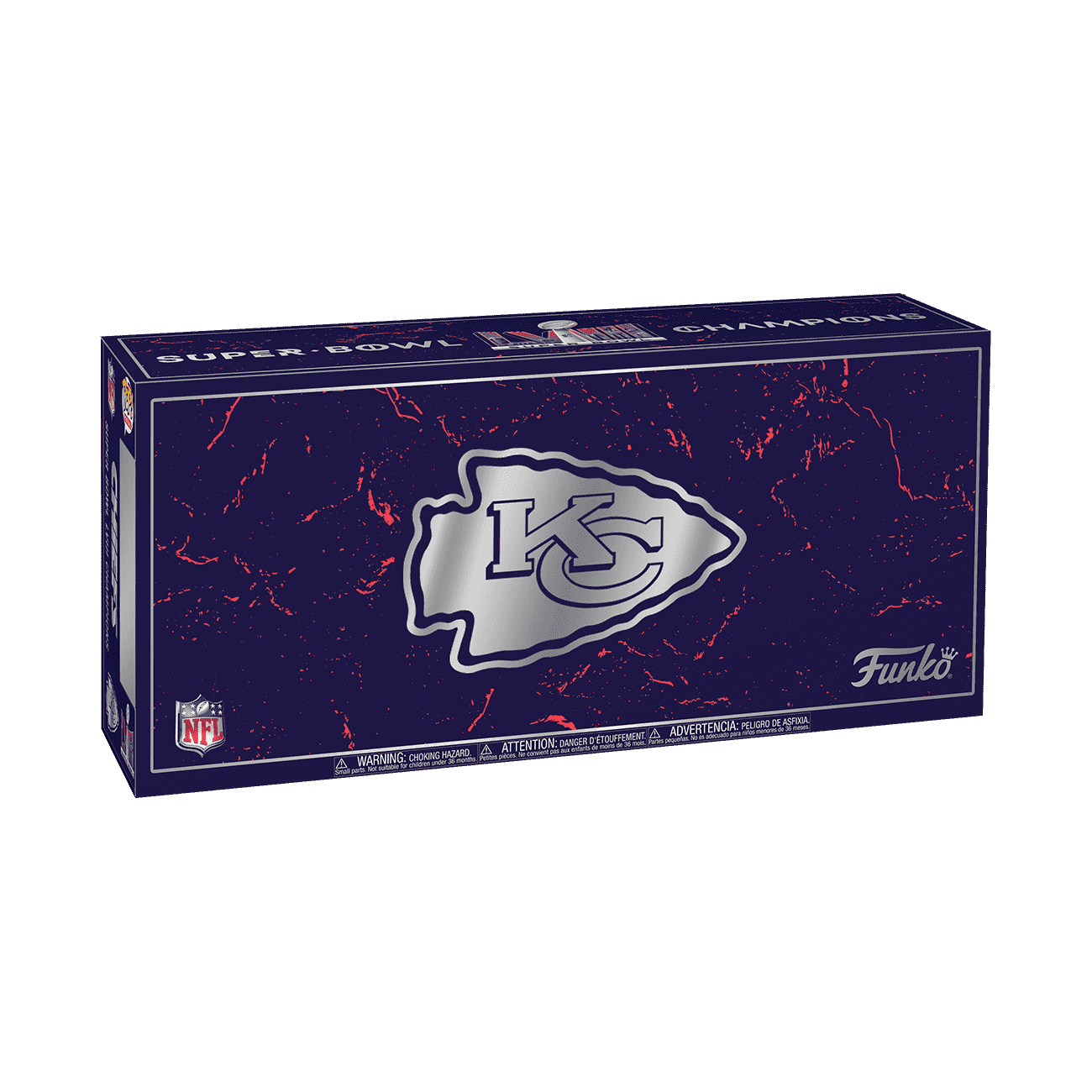Pop! Kansas City Chiefs Super Bowl 2024 4-Pack - Figurine Pop! NFL - vue 3