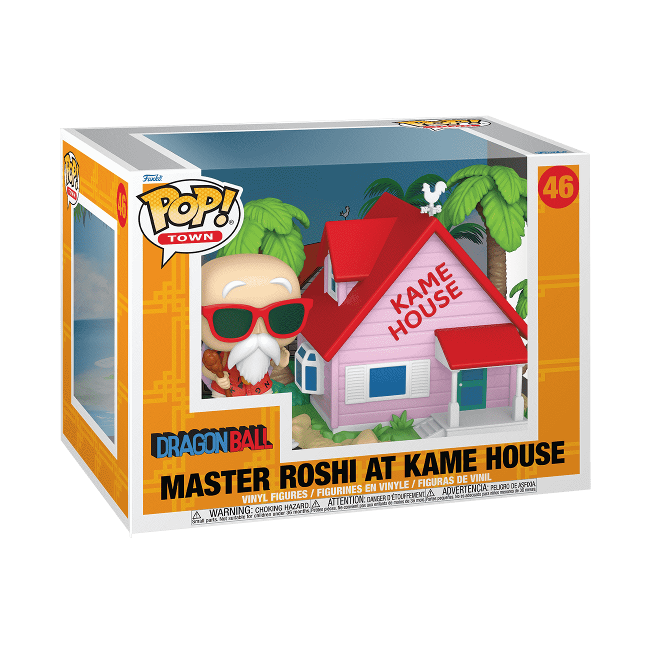 Pop! Town Master Roshi at Kame House - Figurine Pop! Dragon Ball - vue 2