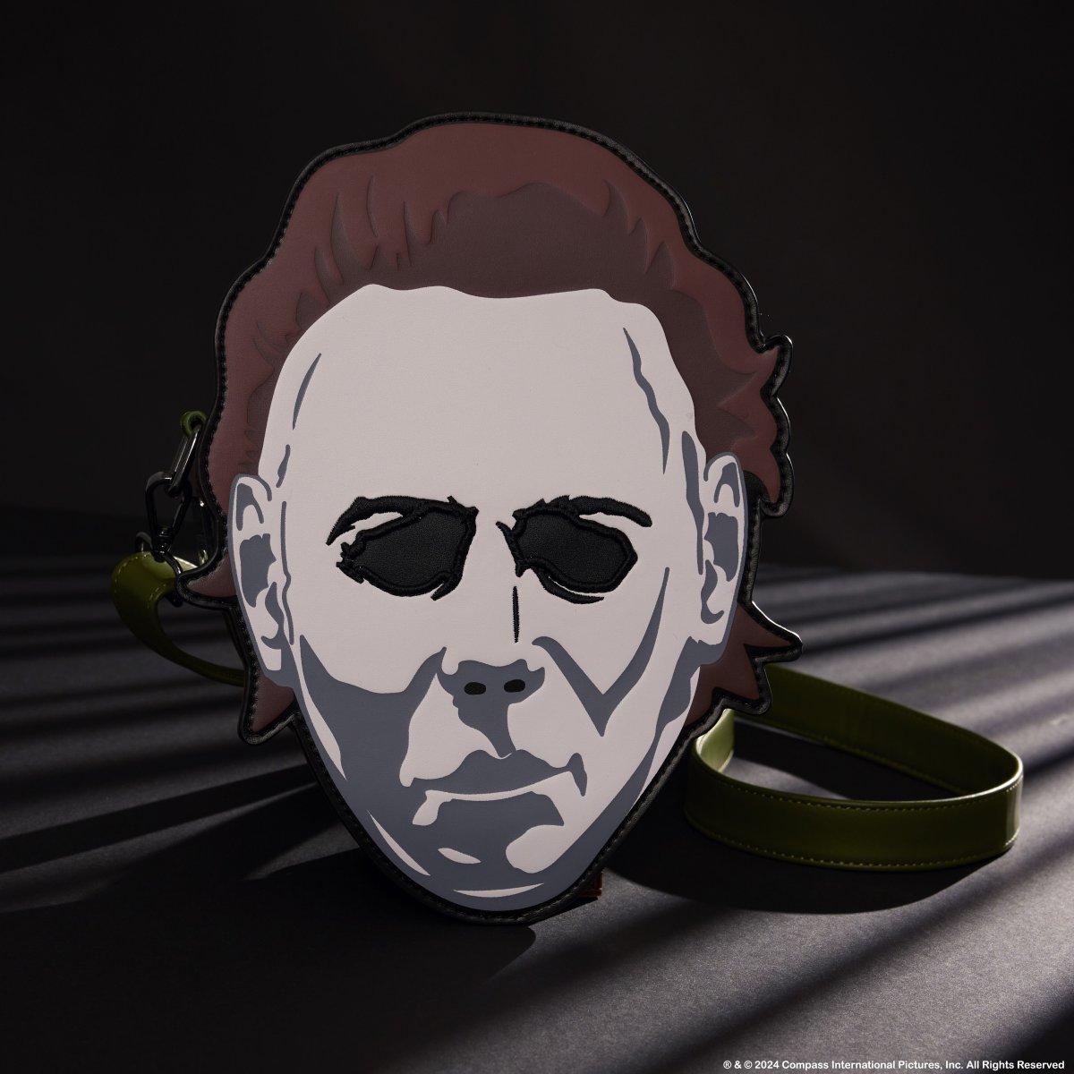 Halloween Michael Myers Mask Glow Crossbody Bag - Figurine Bags Halloween - vue 2