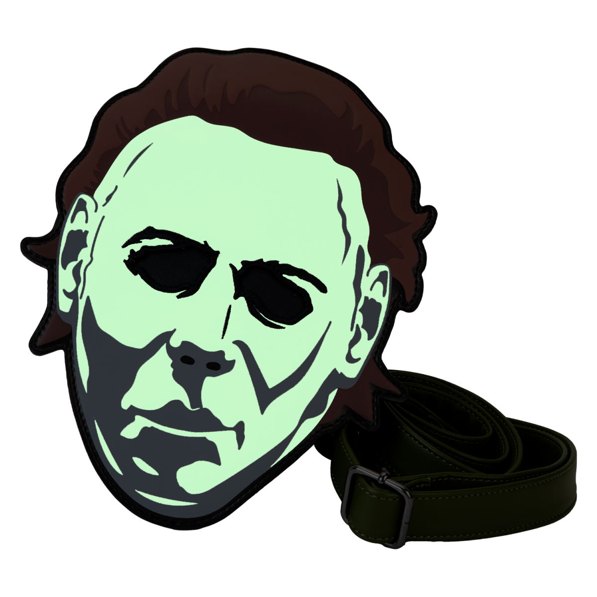 Halloween Michael Myers Mask Glow Crossbody Bag - Figurine Bags Halloween - vue 5