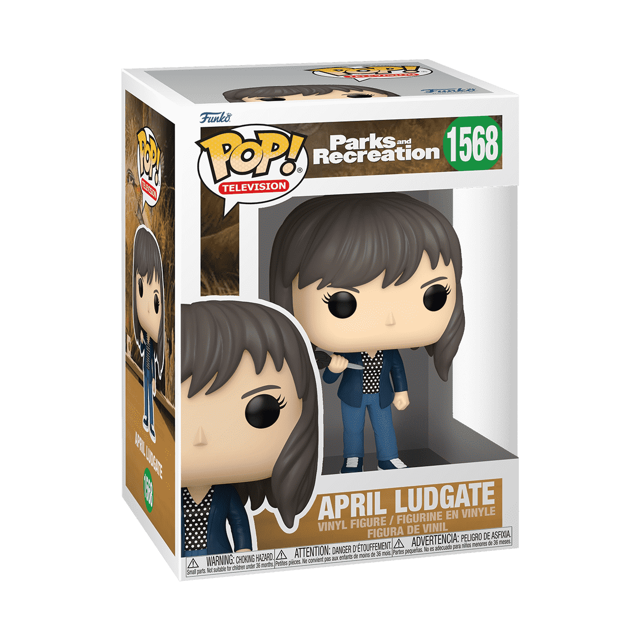 Pop! April Ludgate with Scissors - Figurine Pop! Parks and Recreation - vue 2