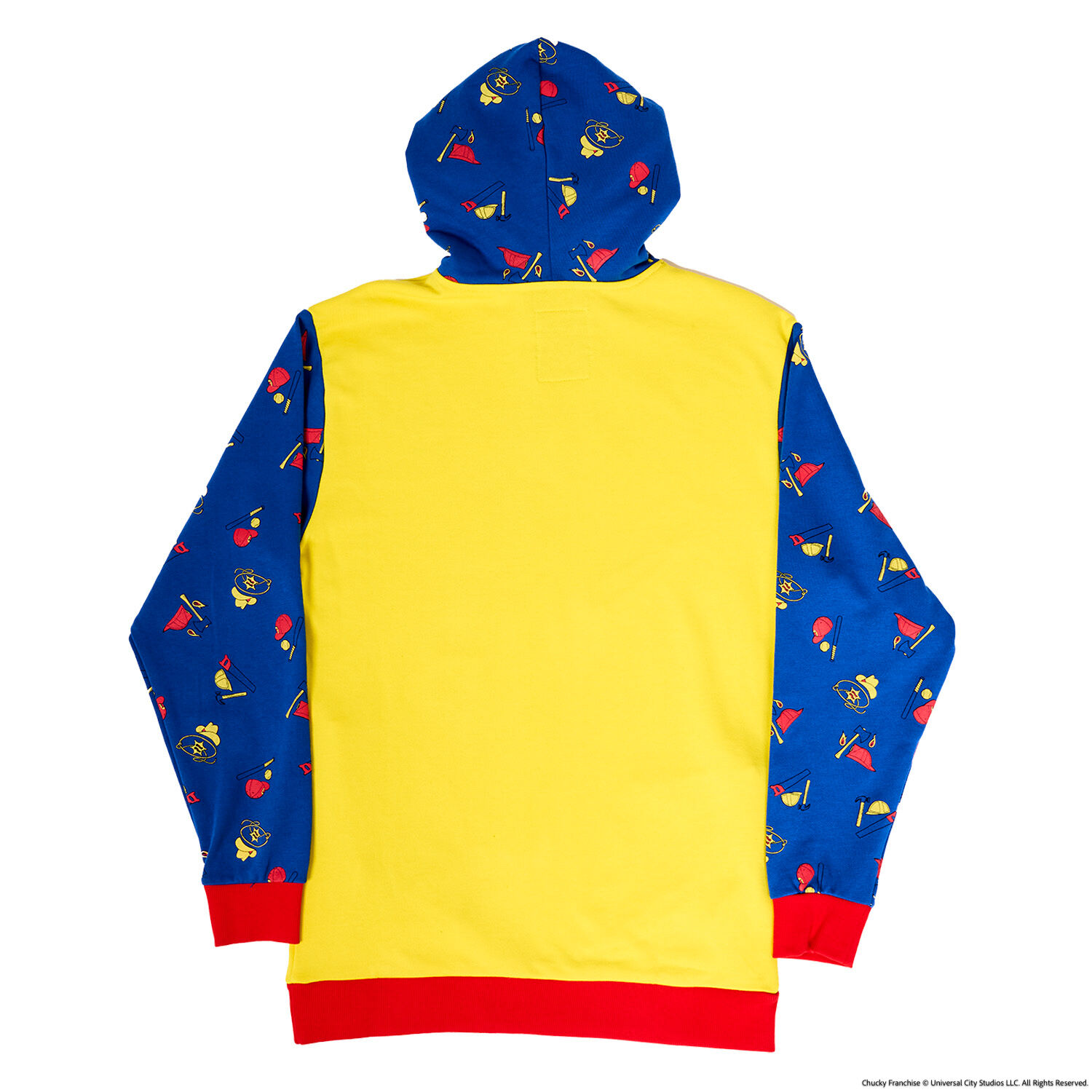 Chucky Good Guys Color Block Unisex Hoodie - Figurine Apparel Chucky - vue 3