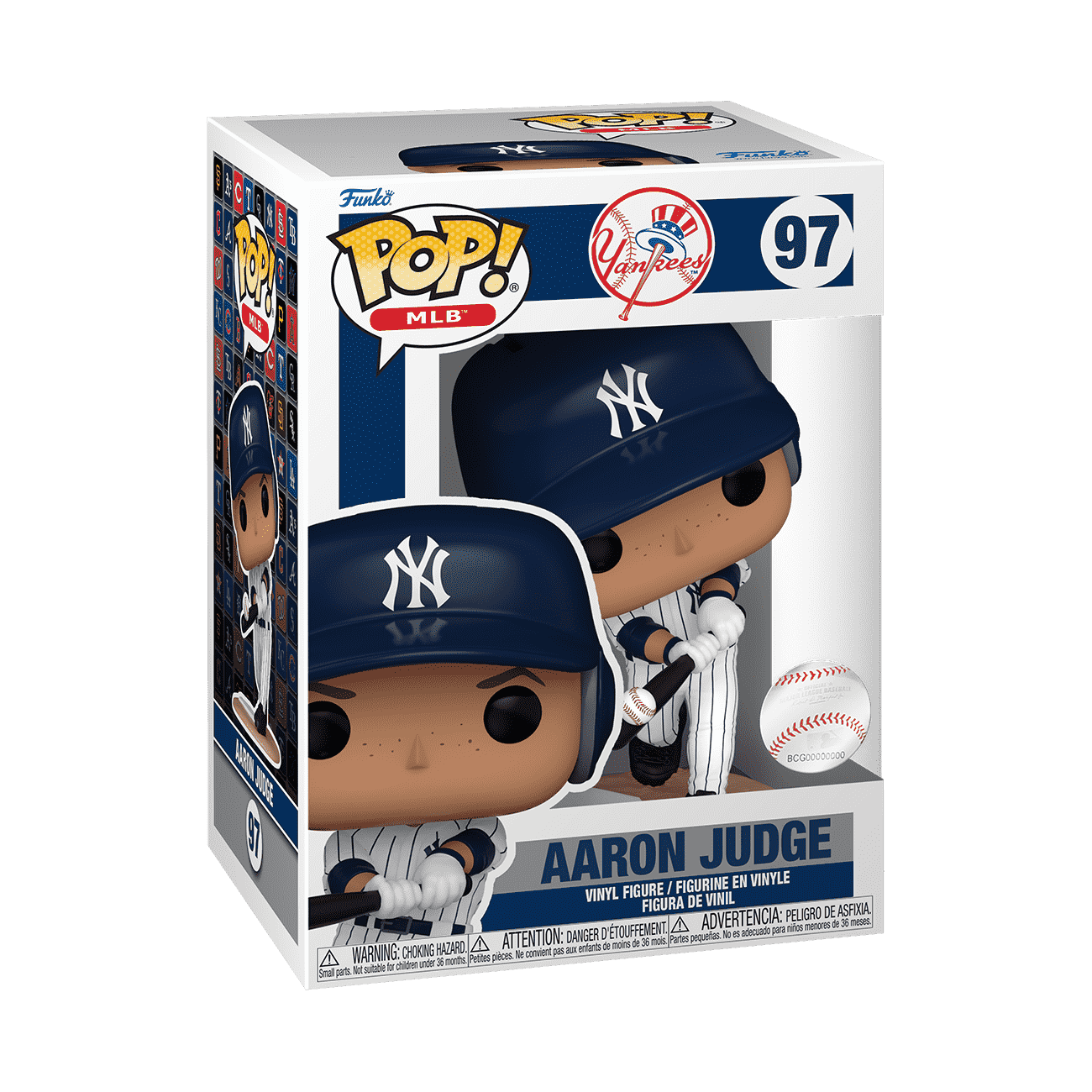 Pop! Aaron Judge (Hitting) - Figurine Pop! MLB - vue 2