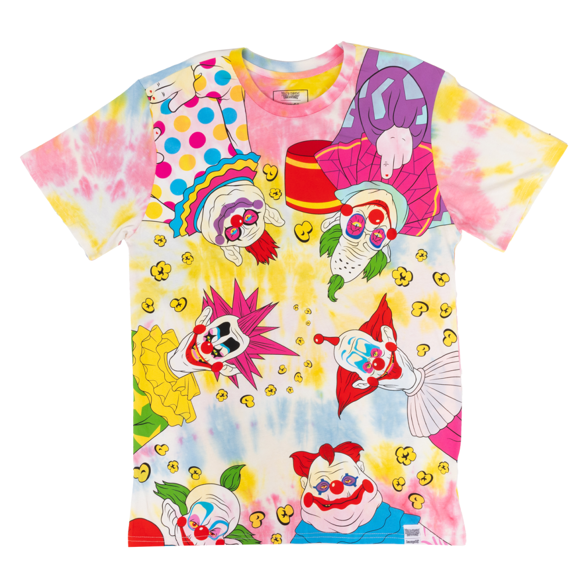 Killer Klowns from Outer Space Tie-Dye Unisex Tee - Figurine Apparel Killer Klowns from Outer Space - vue 3